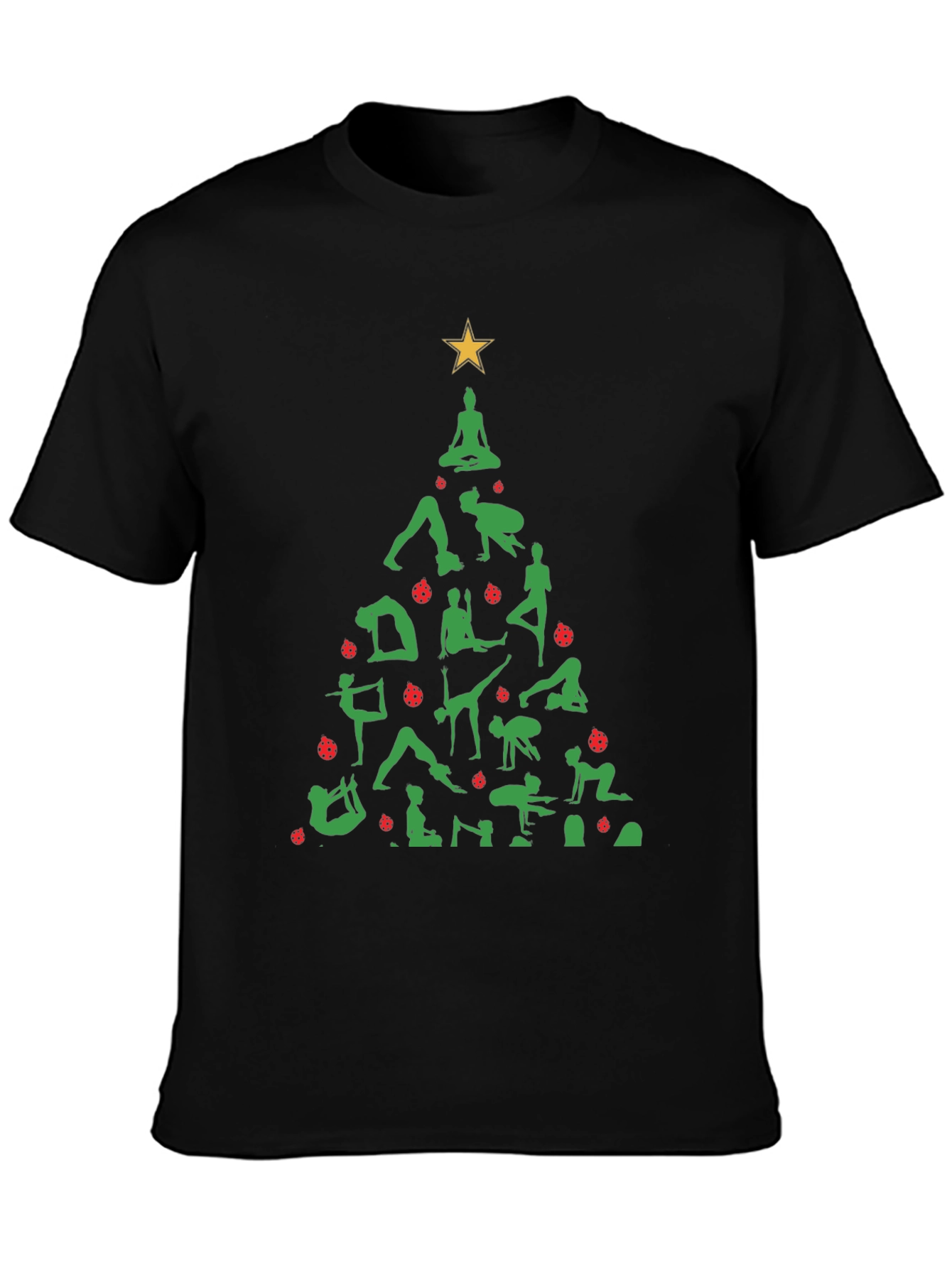 Yoga Christmas Tree T-Shirt - Holiday Fun