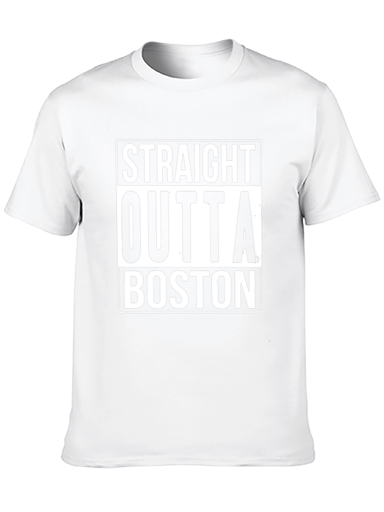 Straight Outta Boston Graphic Tee - Black