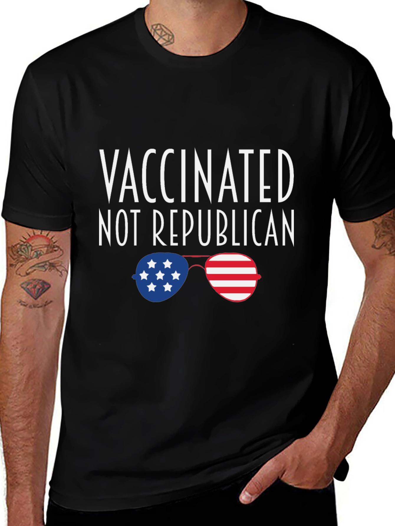 Vaccinated Not Republican T-Shirt