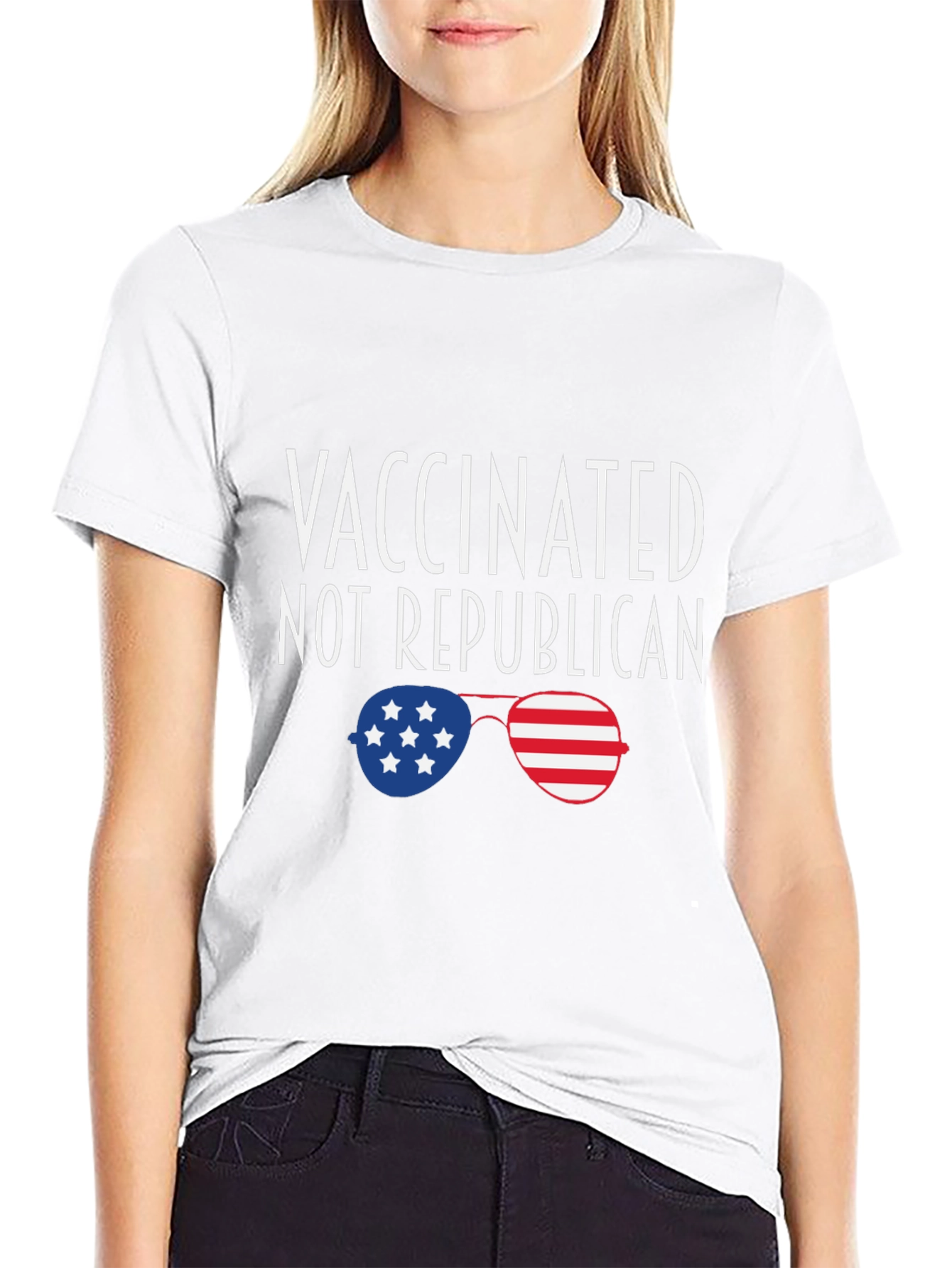 Vaccinated Not Republican T-Shirt