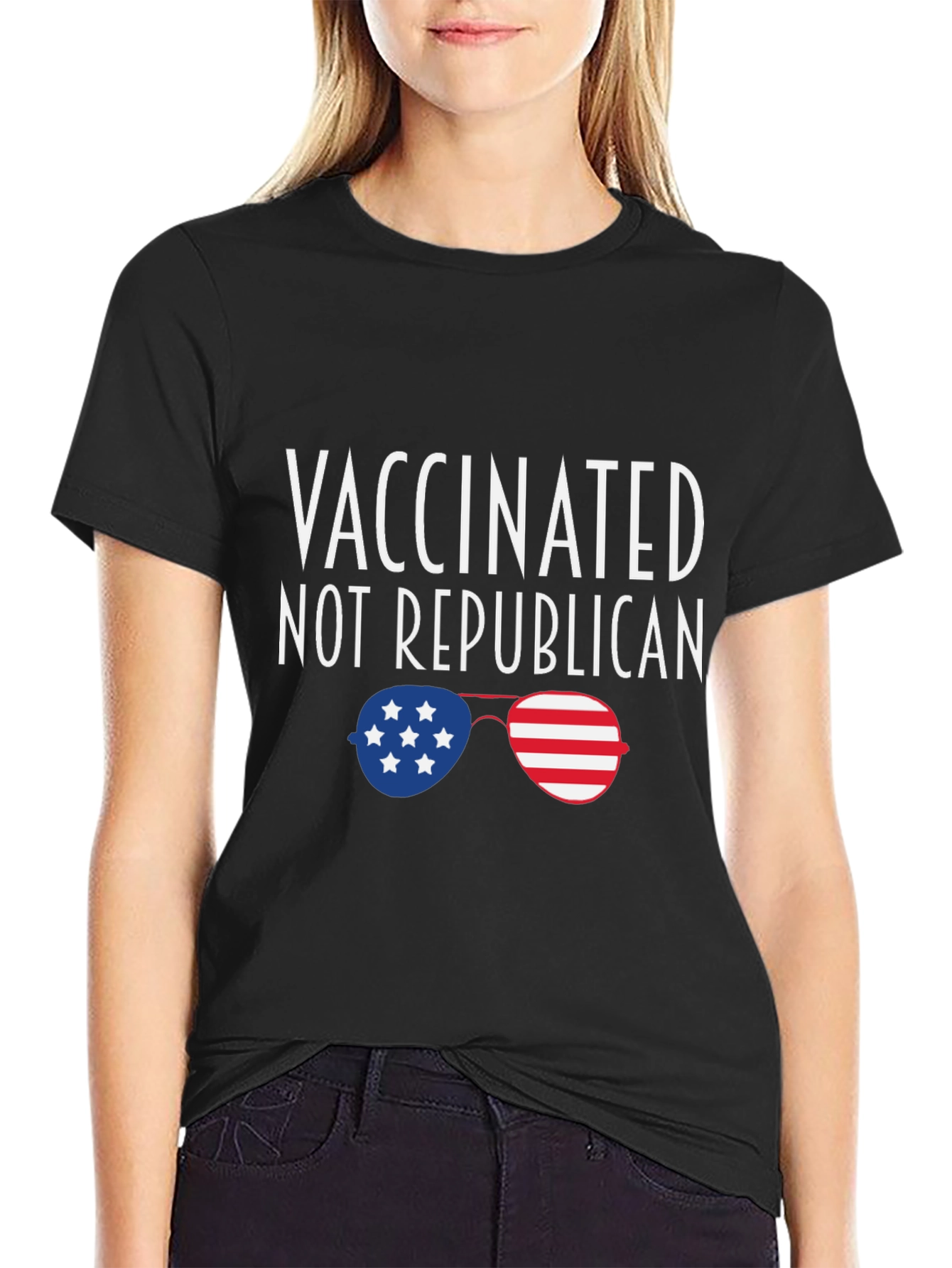 Vaccinated Not Republican T-Shirt