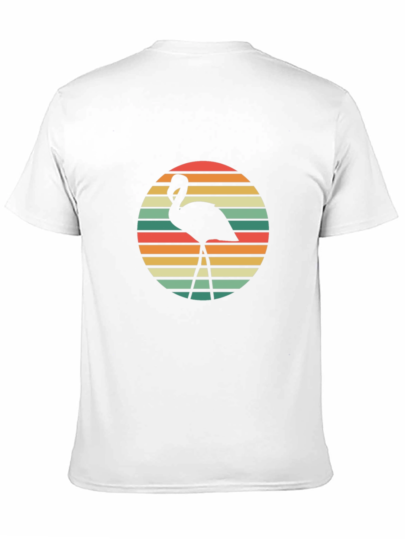 Retro Flamingo Graphic Tee - Stylish Casual Wear