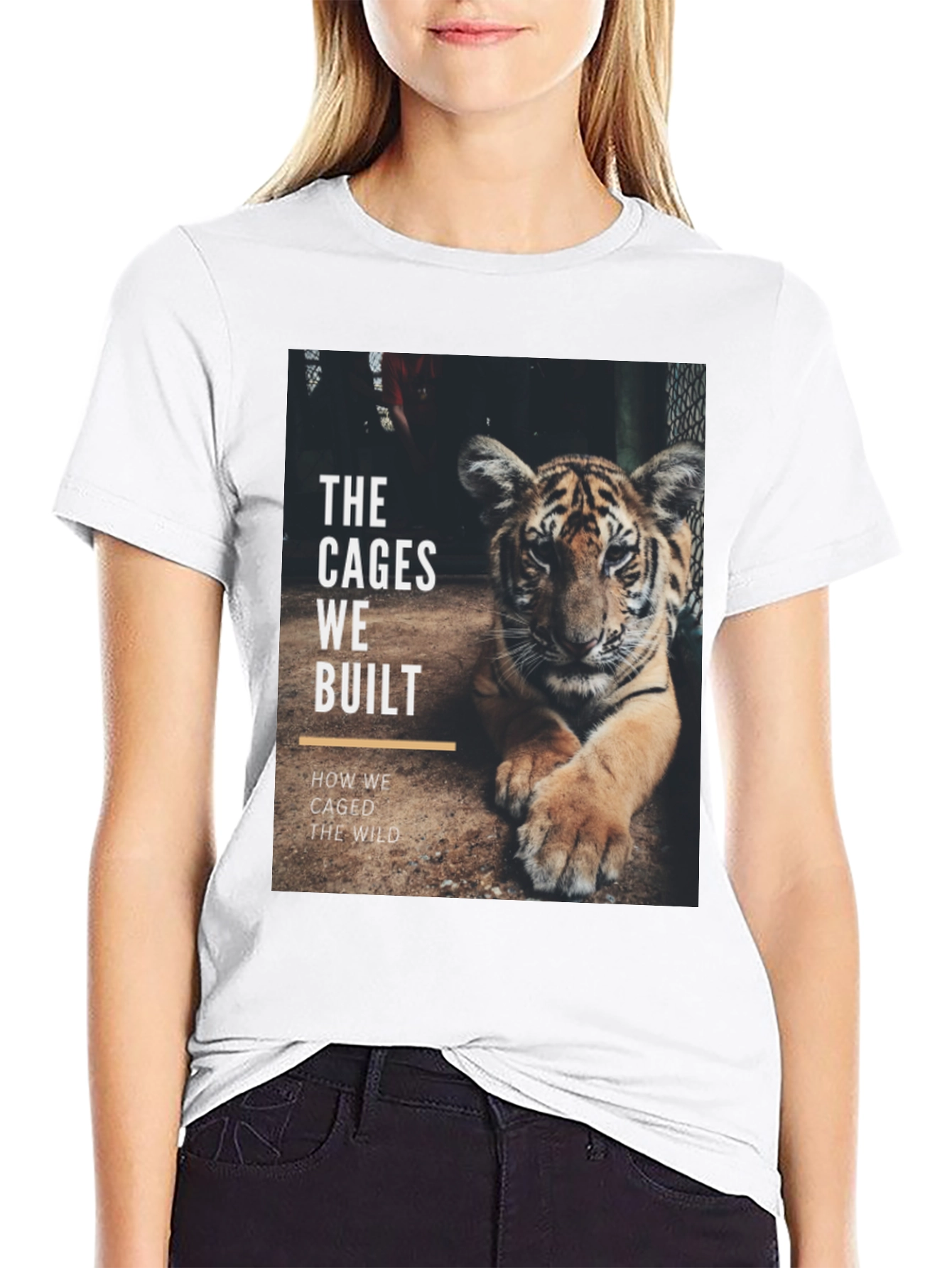 Caged Wild T-Shirt - Unique Graphic Tee