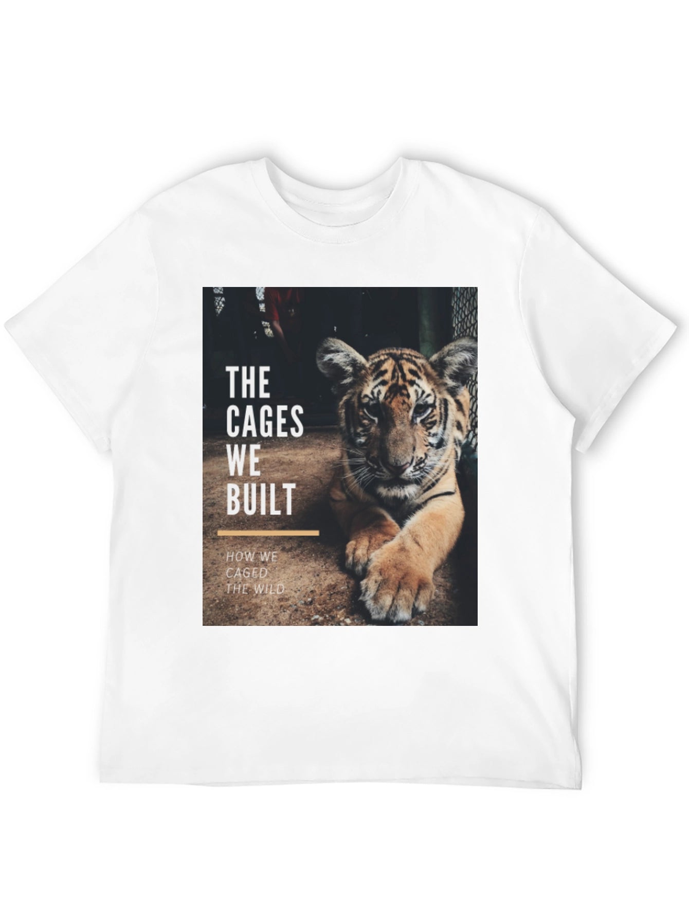 Caged Wild T-Shirt - Unique Graphic Tee