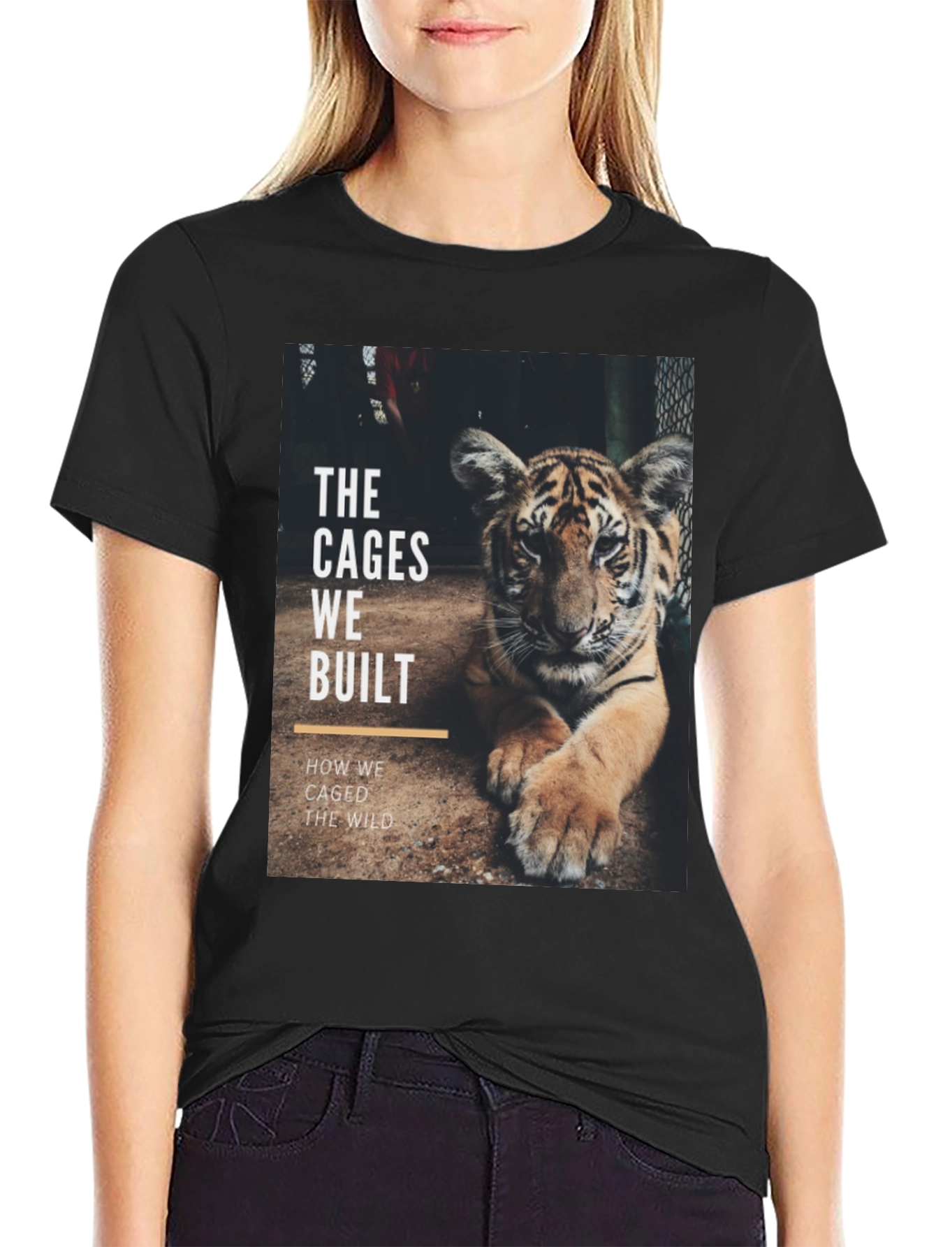 Caged Wild T-Shirt - Unique Graphic Tee