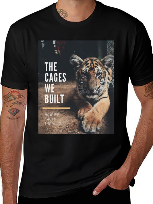 Caged Wild T-Shirt - Unique Graphic Tee