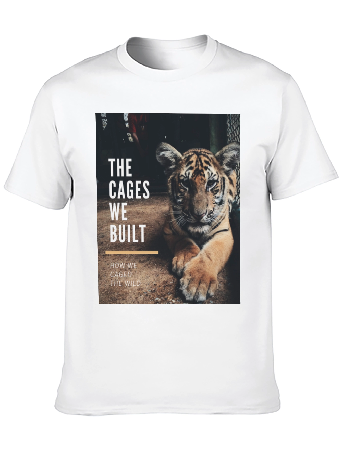 Caged Wild T-Shirt - Unique Graphic Tee