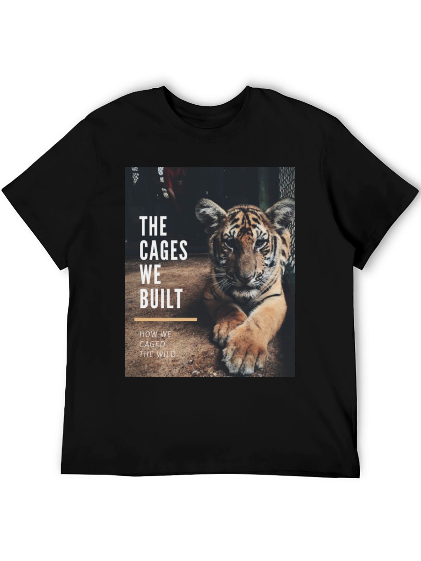 Caged Wild T-Shirt - Unique Graphic Tee