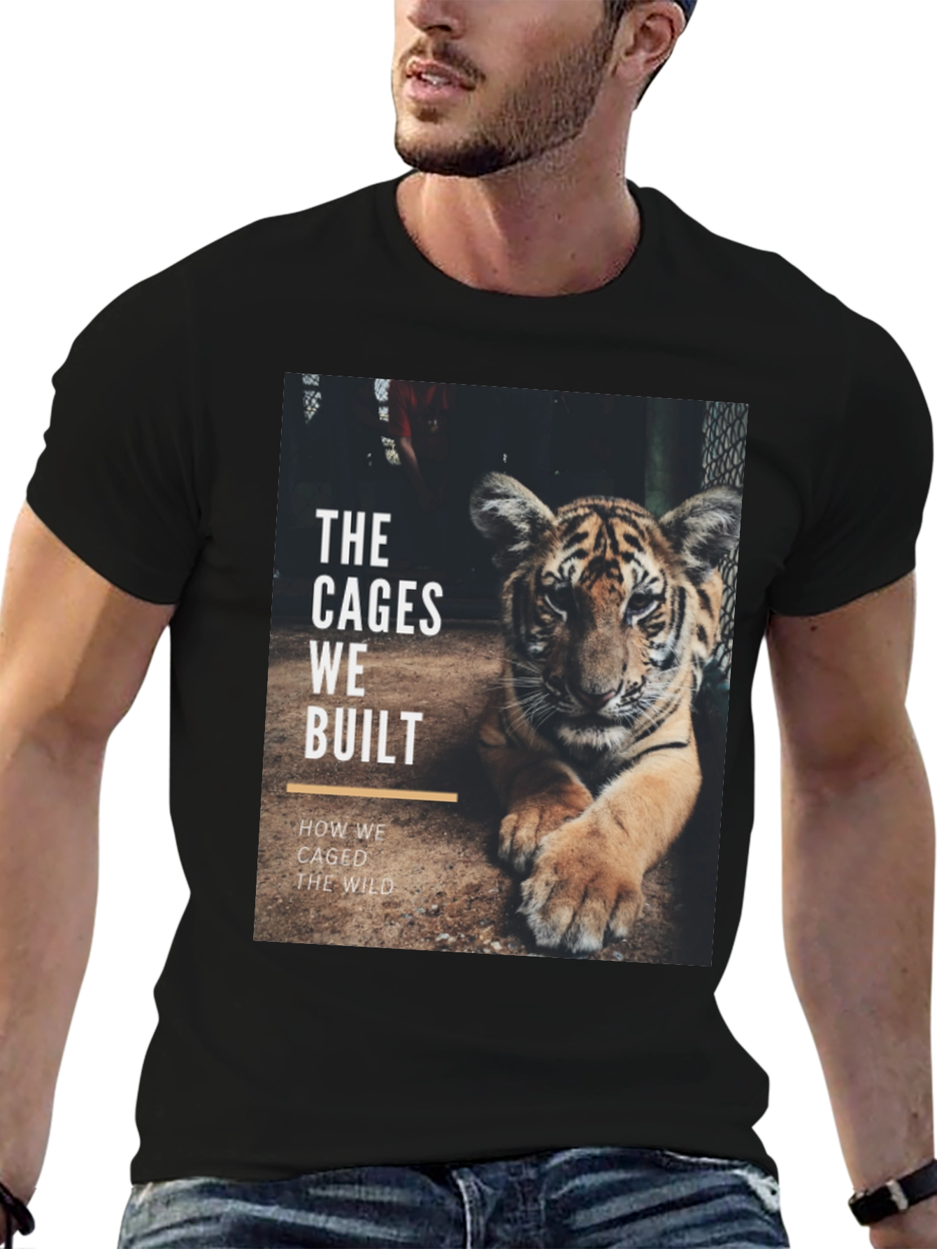 Caged Wild T-Shirt - Unique Graphic Tee