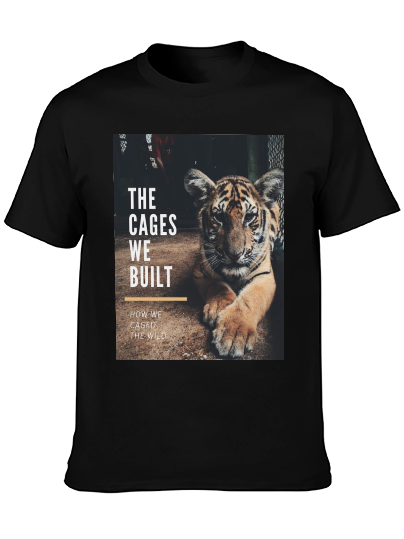 Caged Wild T-Shirt - Unique Graphic Tee