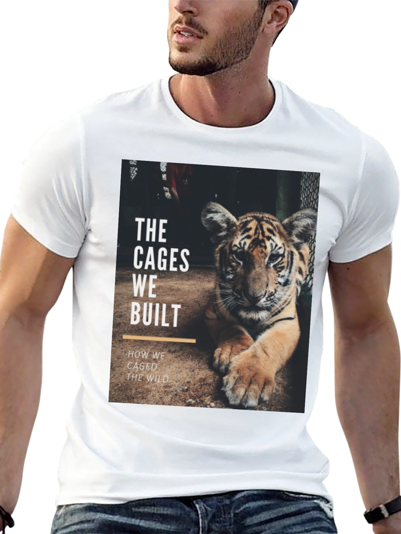 Caged Wild T-Shirt - Unique Graphic Tee