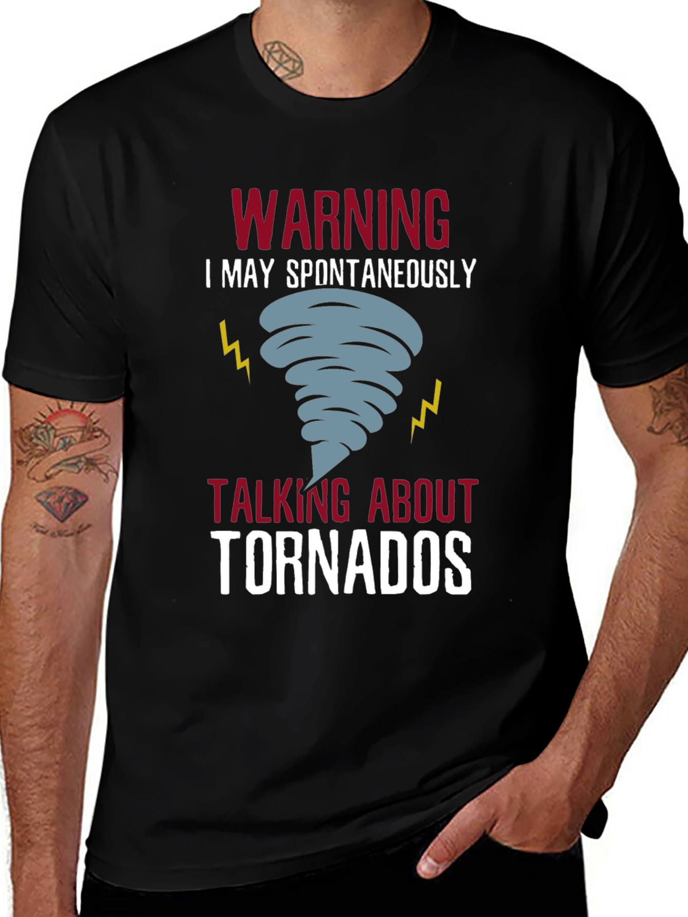 Warning: Spontaneous Tornado Talk T-Shirt
