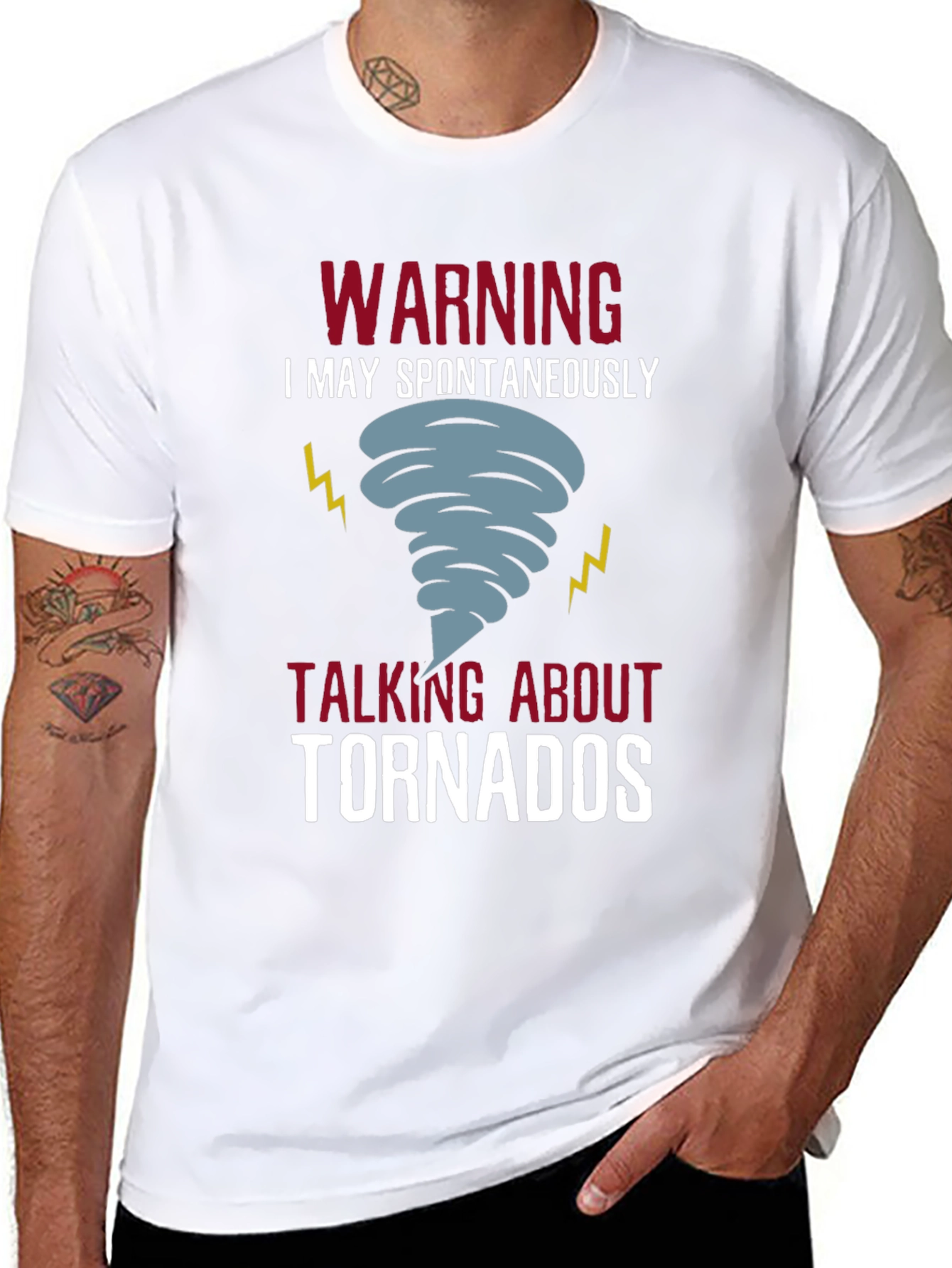 Warning: Spontaneous Tornado Talk T-Shirt