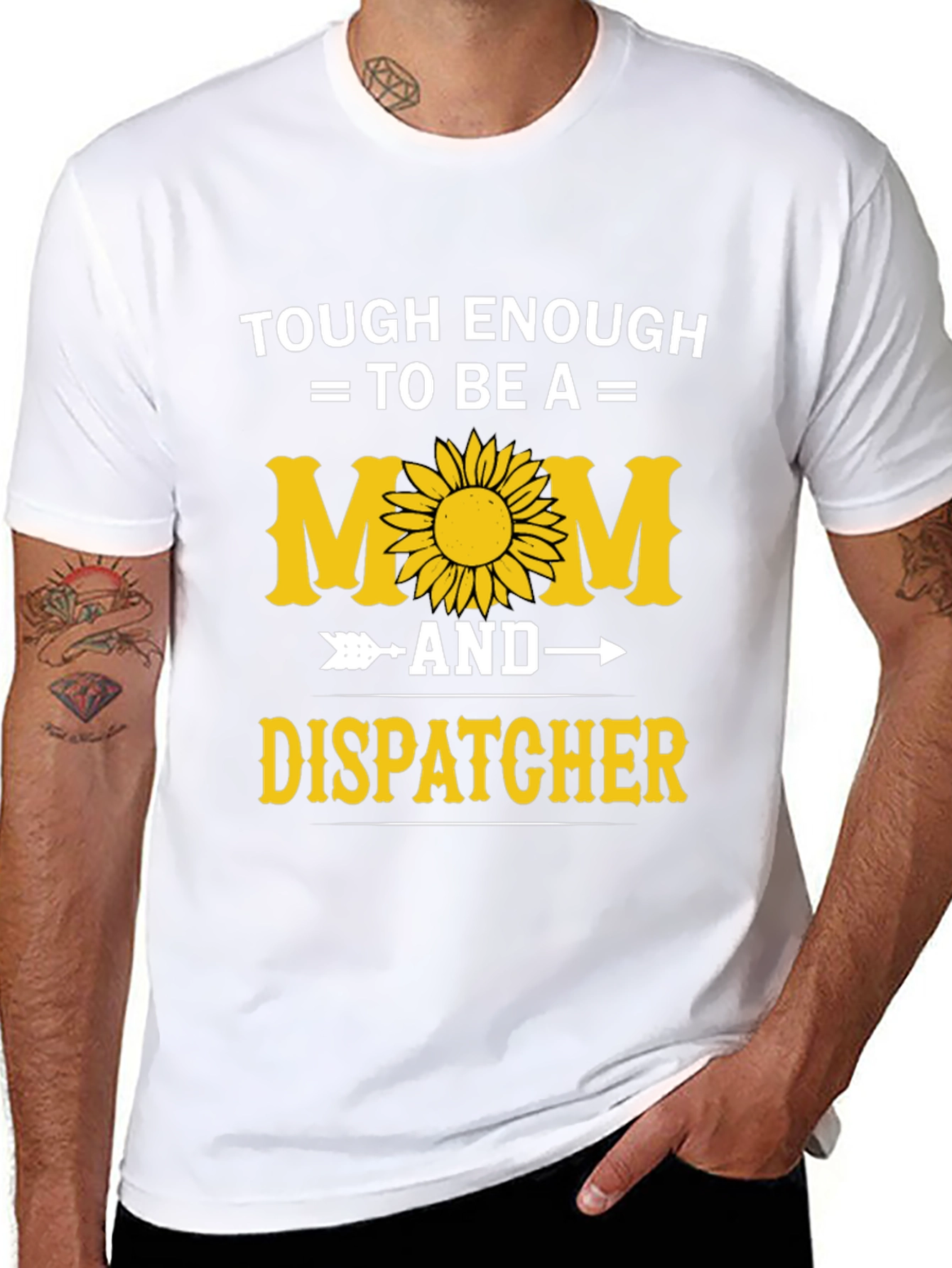 Tough Mom Dispatcher Graphic Tee