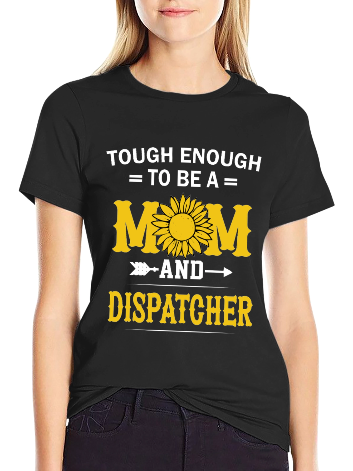 Tough Mom Dispatcher Graphic Tee