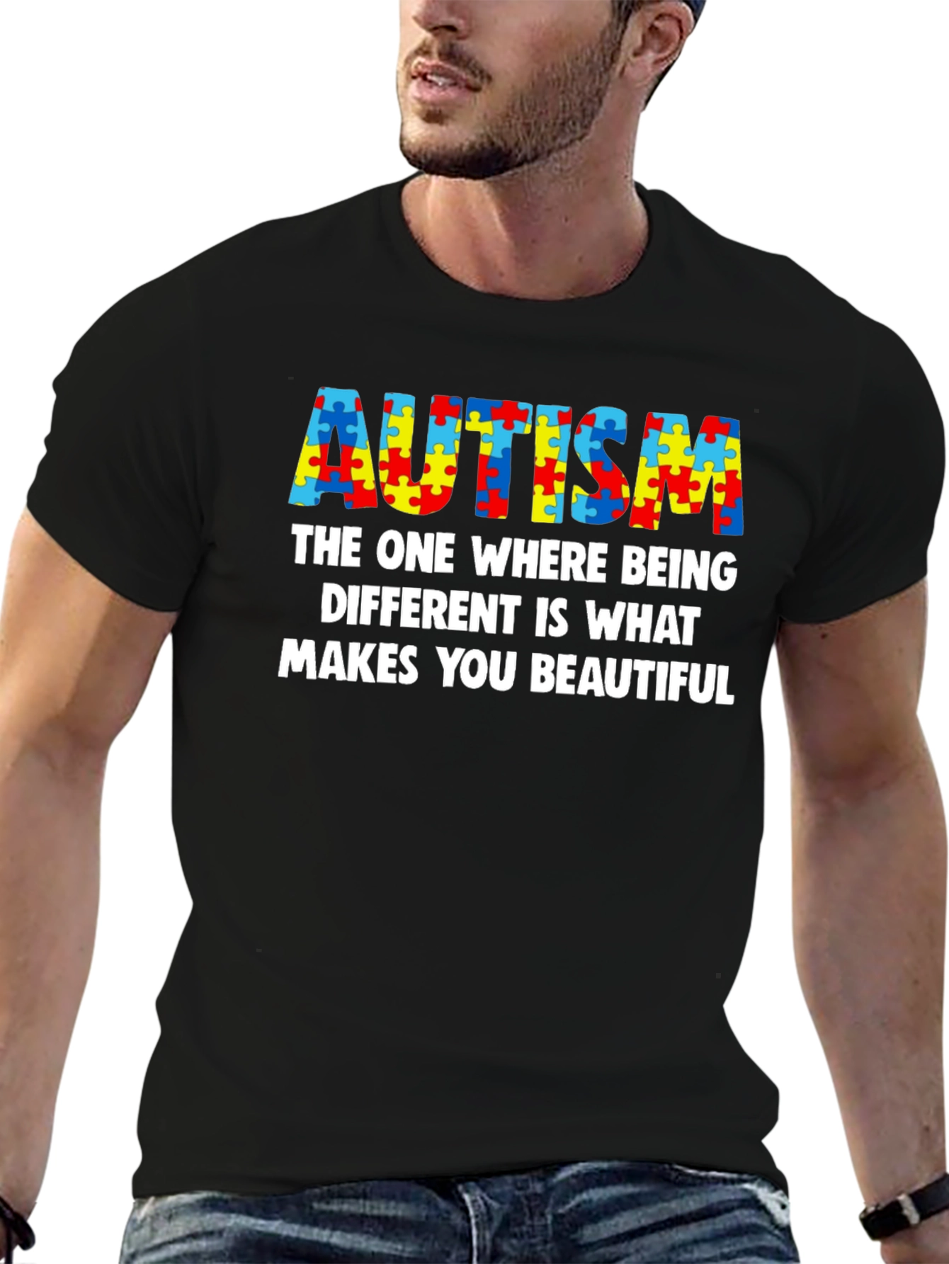 Autism Awareness T-Shirt - Different is Beautiful
