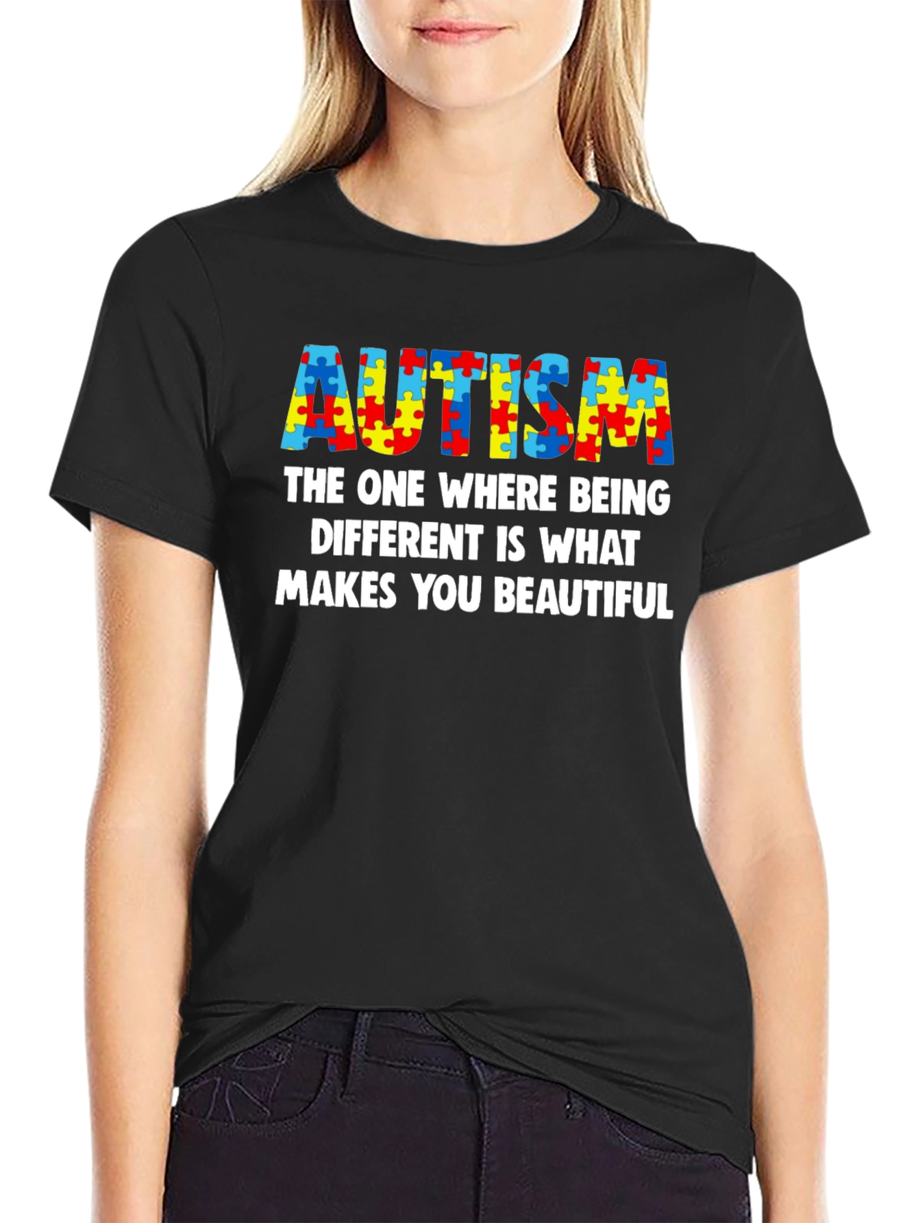 Autism Awareness T-Shirt - Different is Beautiful