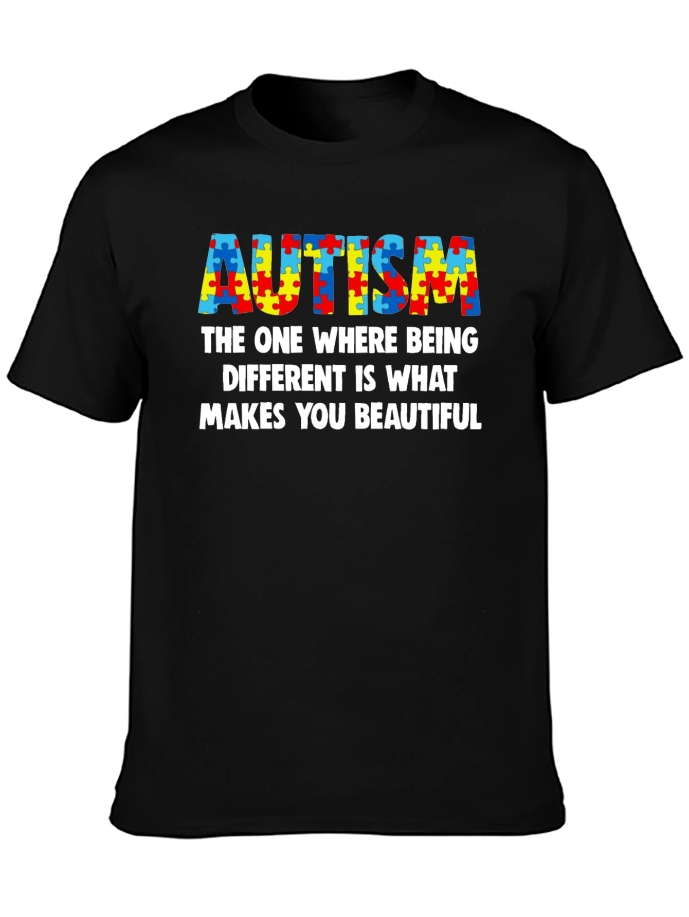 Autism Awareness T-Shirt - Different is Beautiful