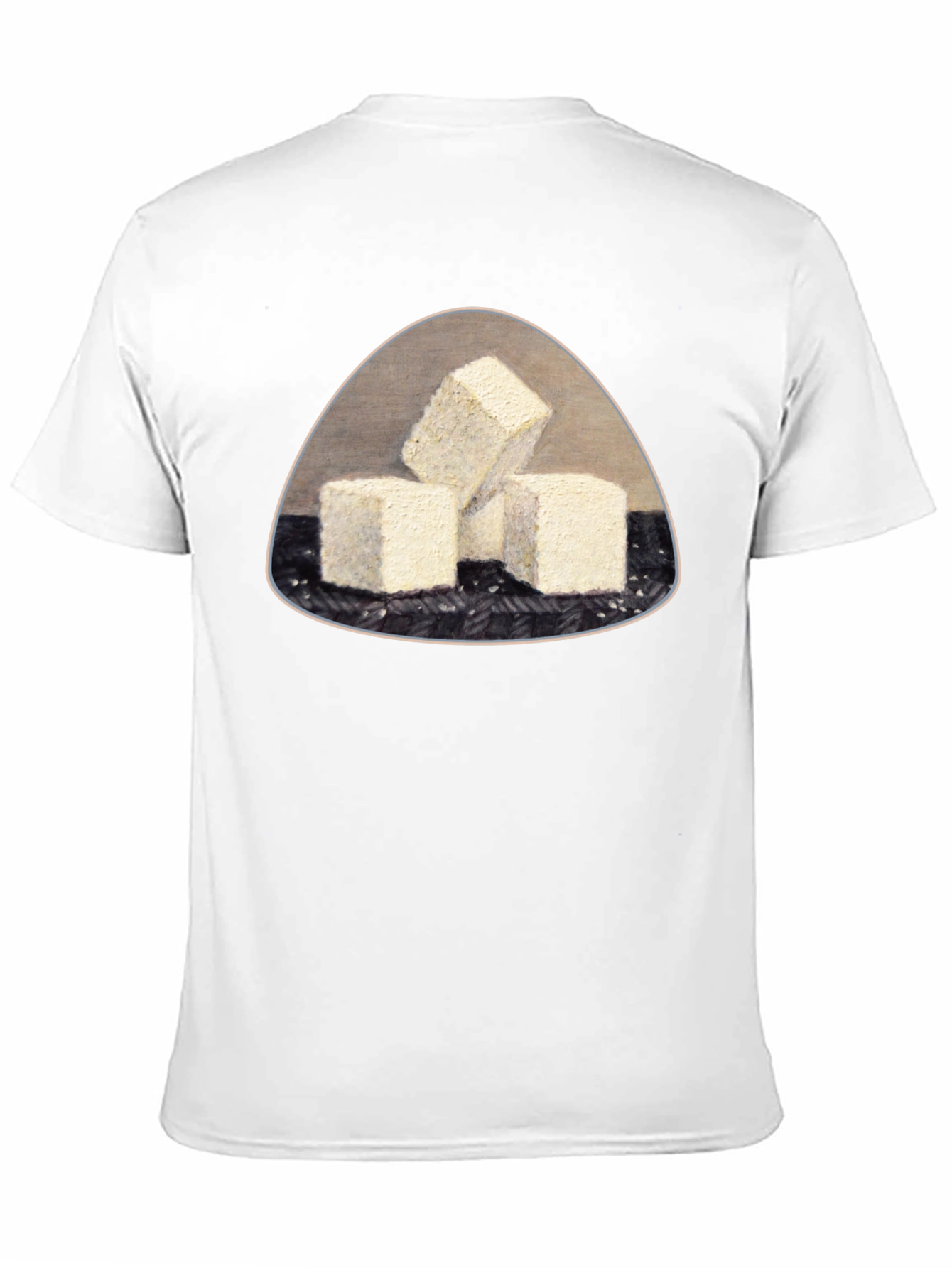 Tofu Cubes Graphic T-Shirt - Black