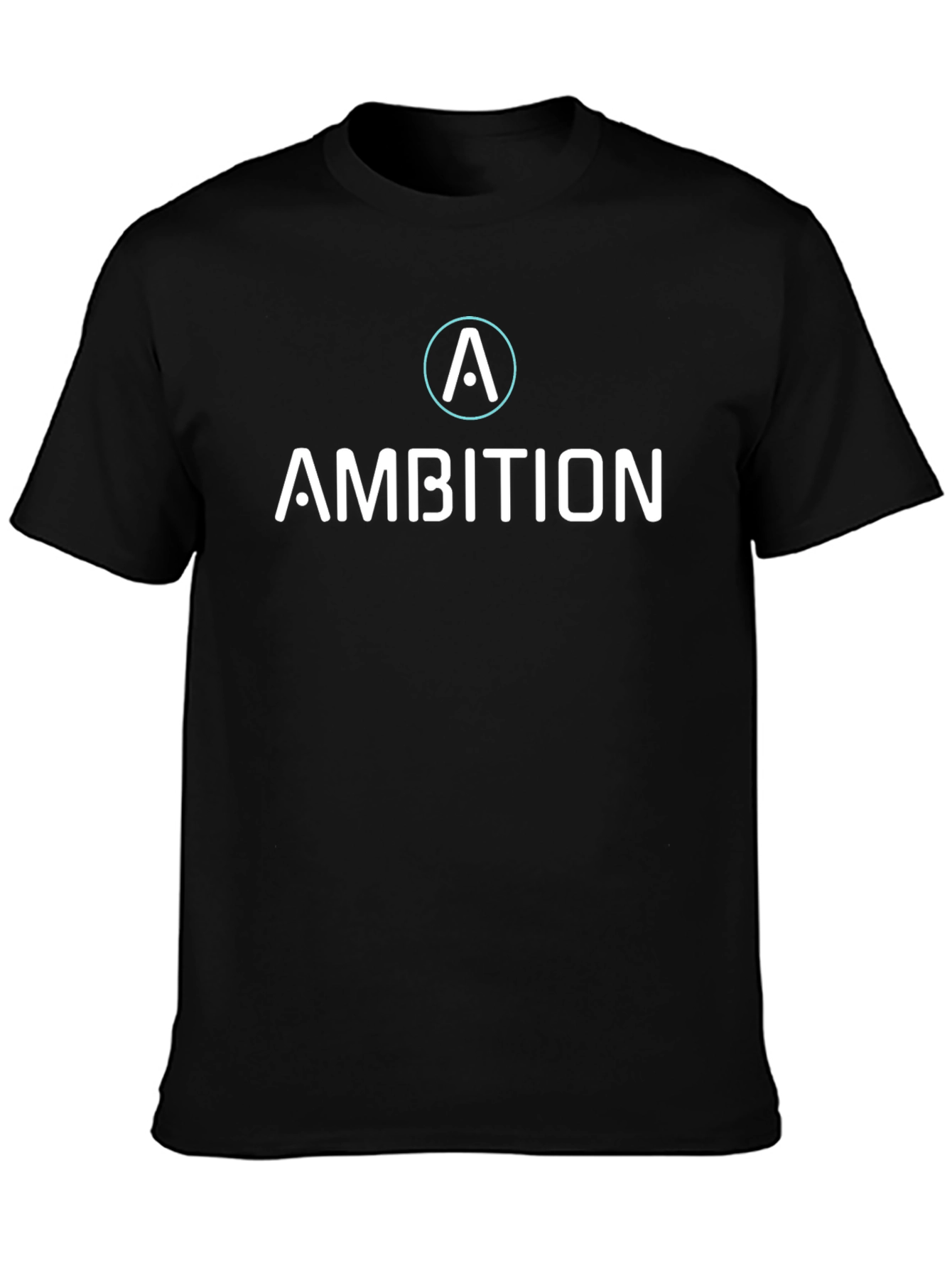 Ambition Graphic Print Black T-Shirt