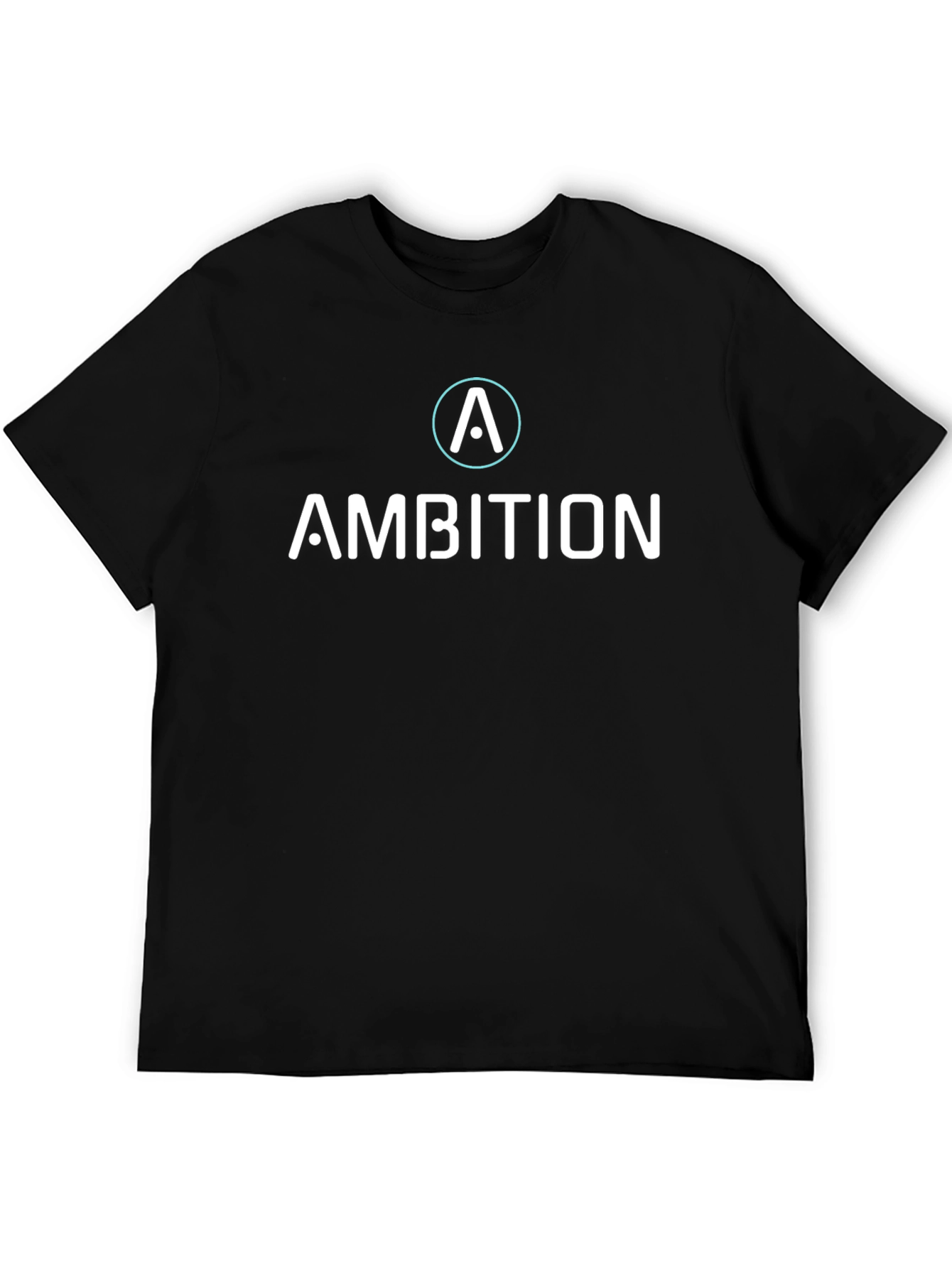 Ambition Graphic Print Black T-Shirt