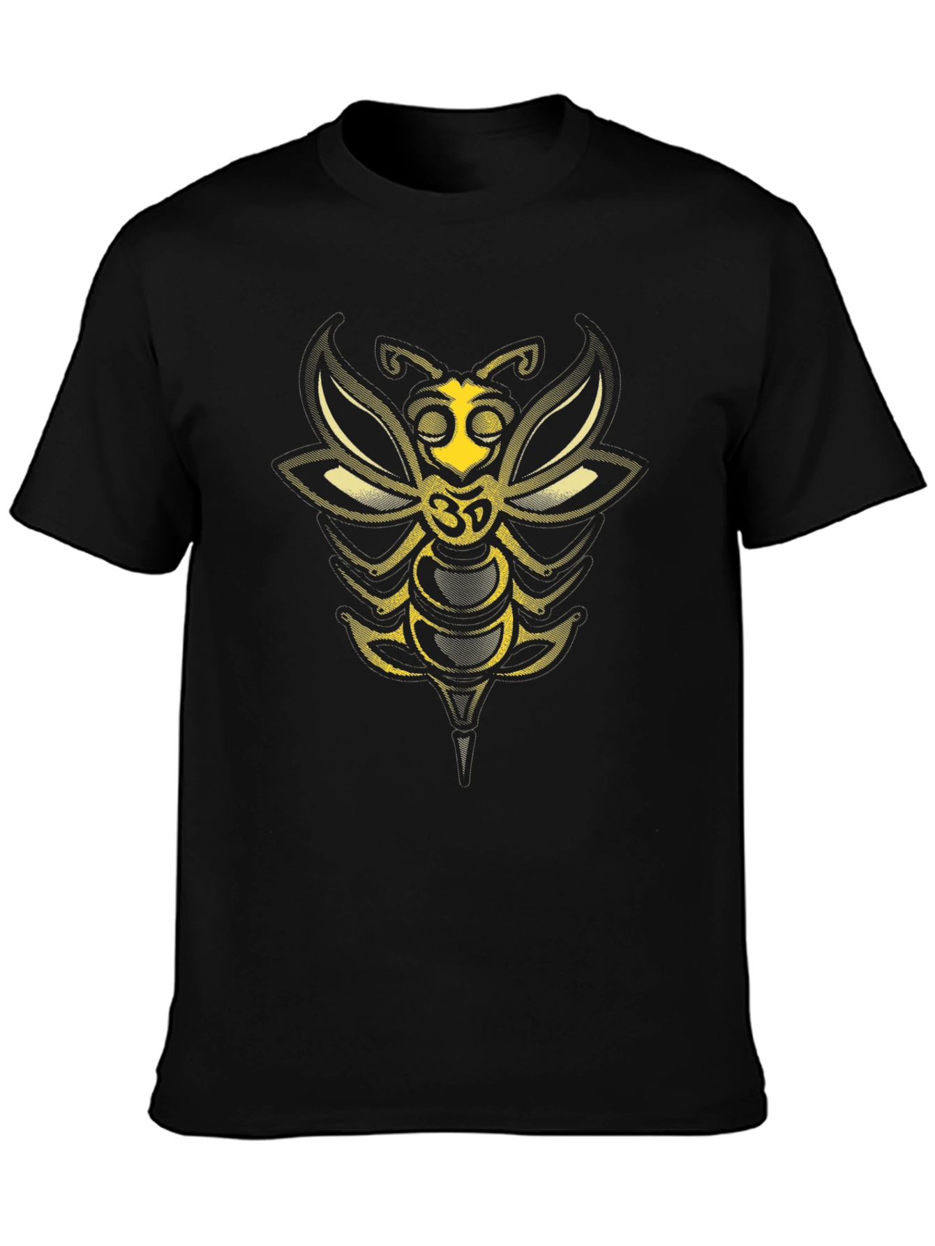 Wasp Graphic T-Shirt - Black Cotton Tee
