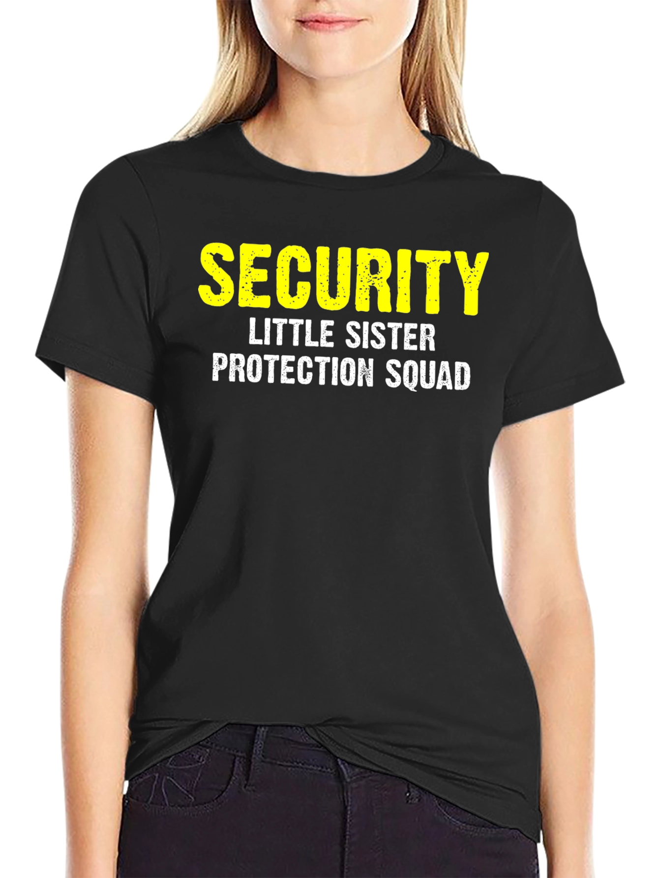 Security Little Sister Protection Squad T-Shirt