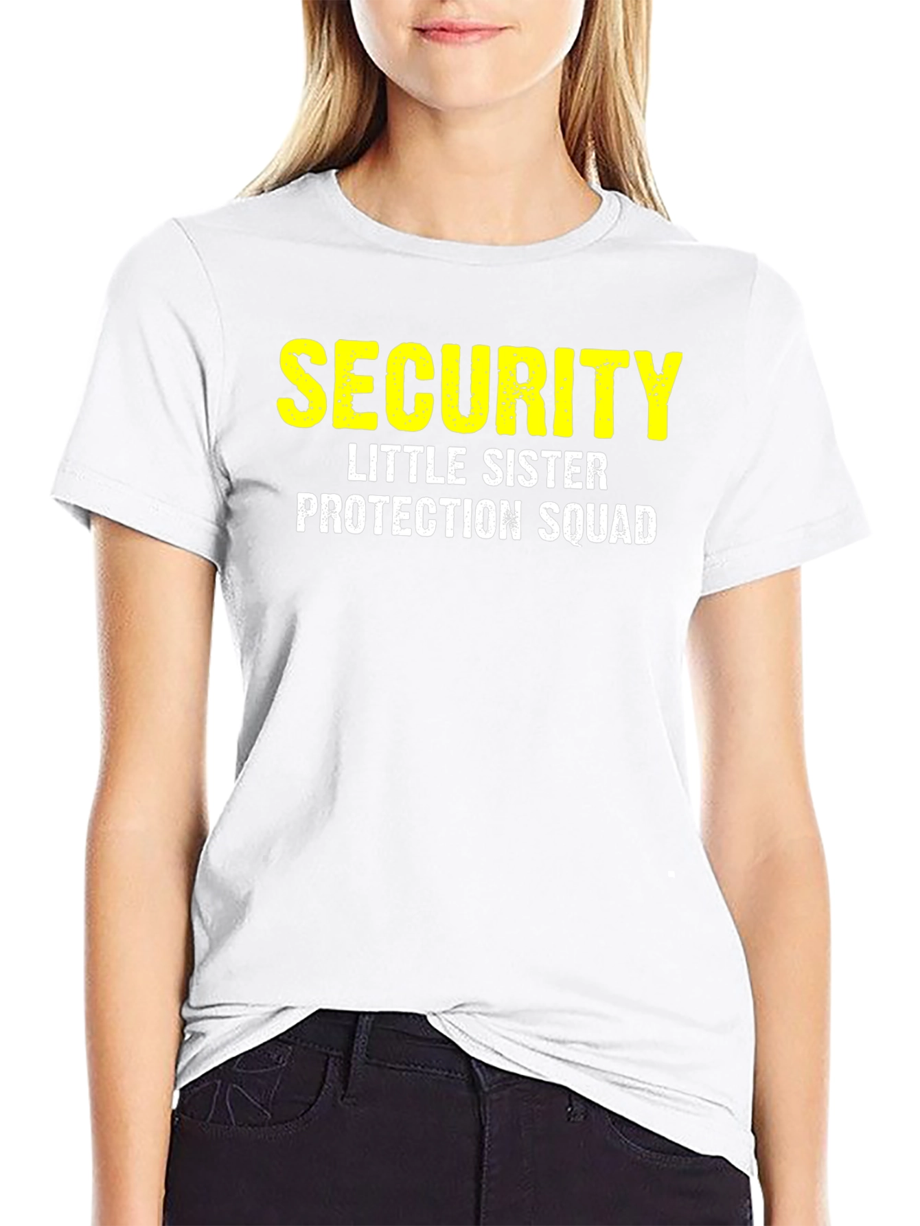 Security Little Sister Protection Squad T-Shirt