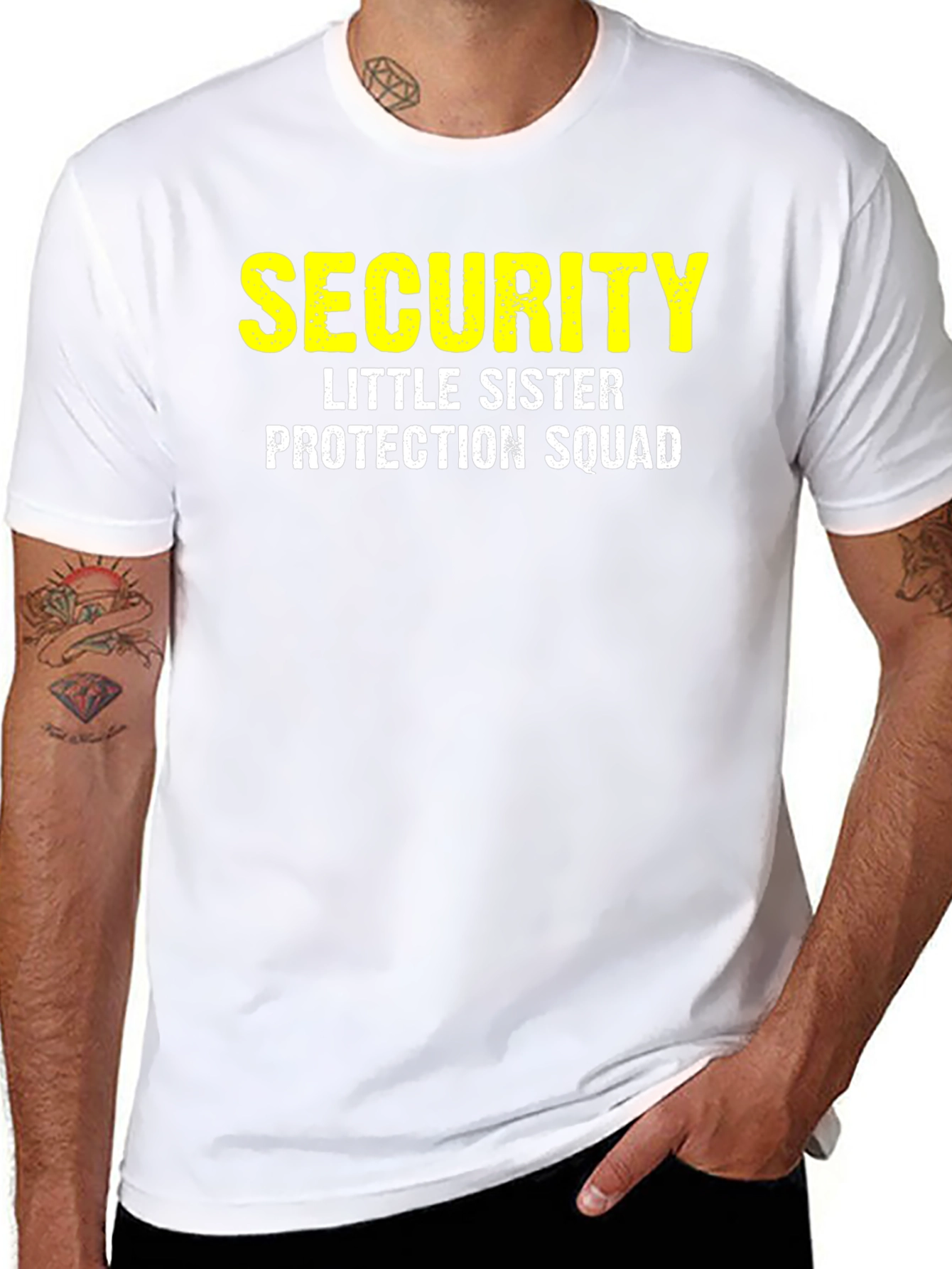 Security Little Sister Protection Squad T-Shirt
