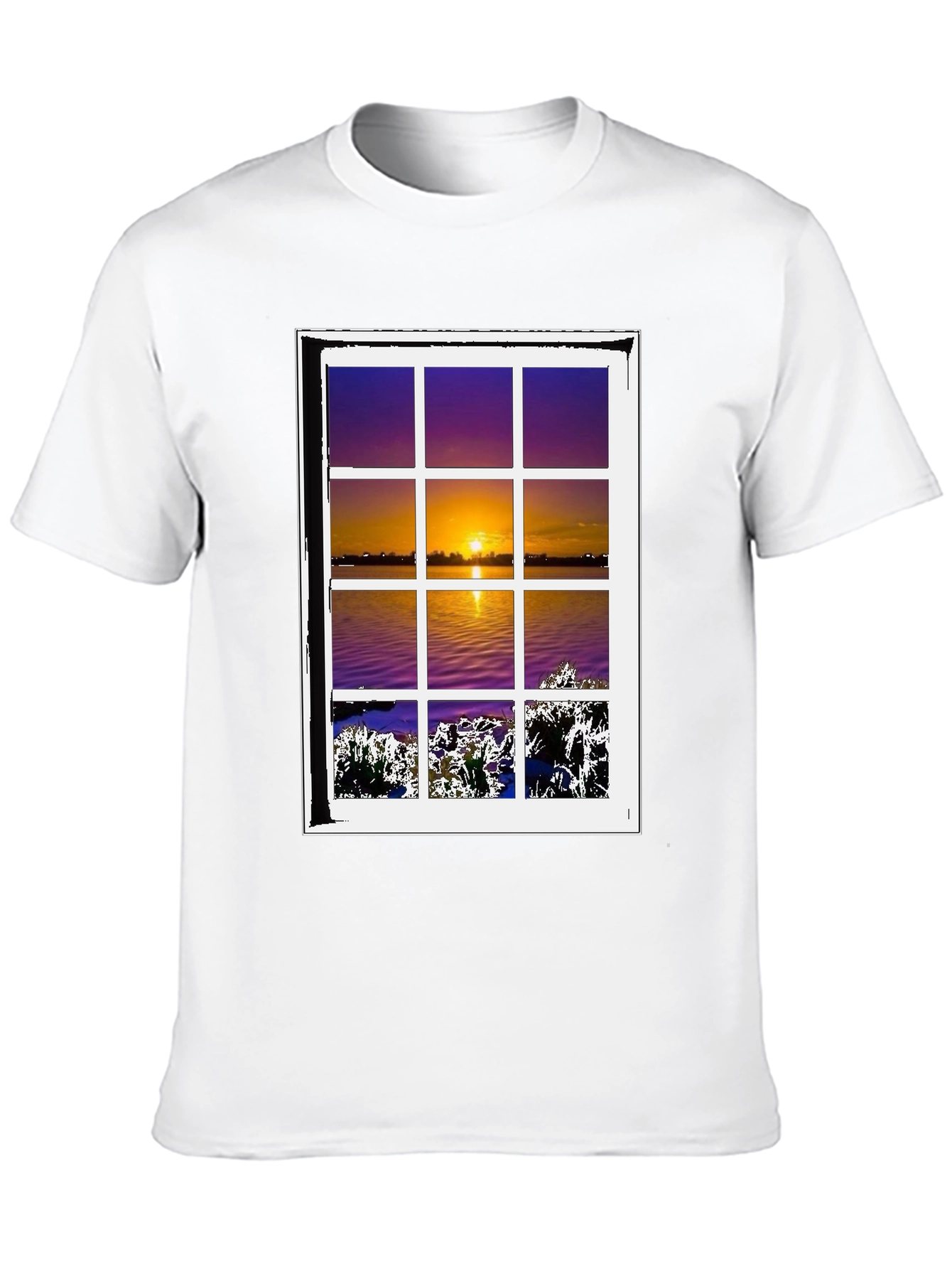 Sunset Window T-Shirt - Nature Lovers Tee