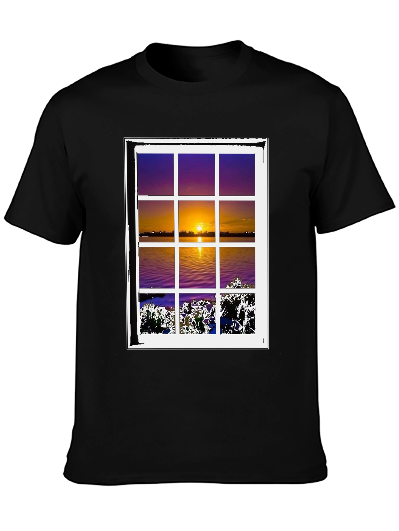 Sunset Window T-Shirt - Nature Lovers Tee
