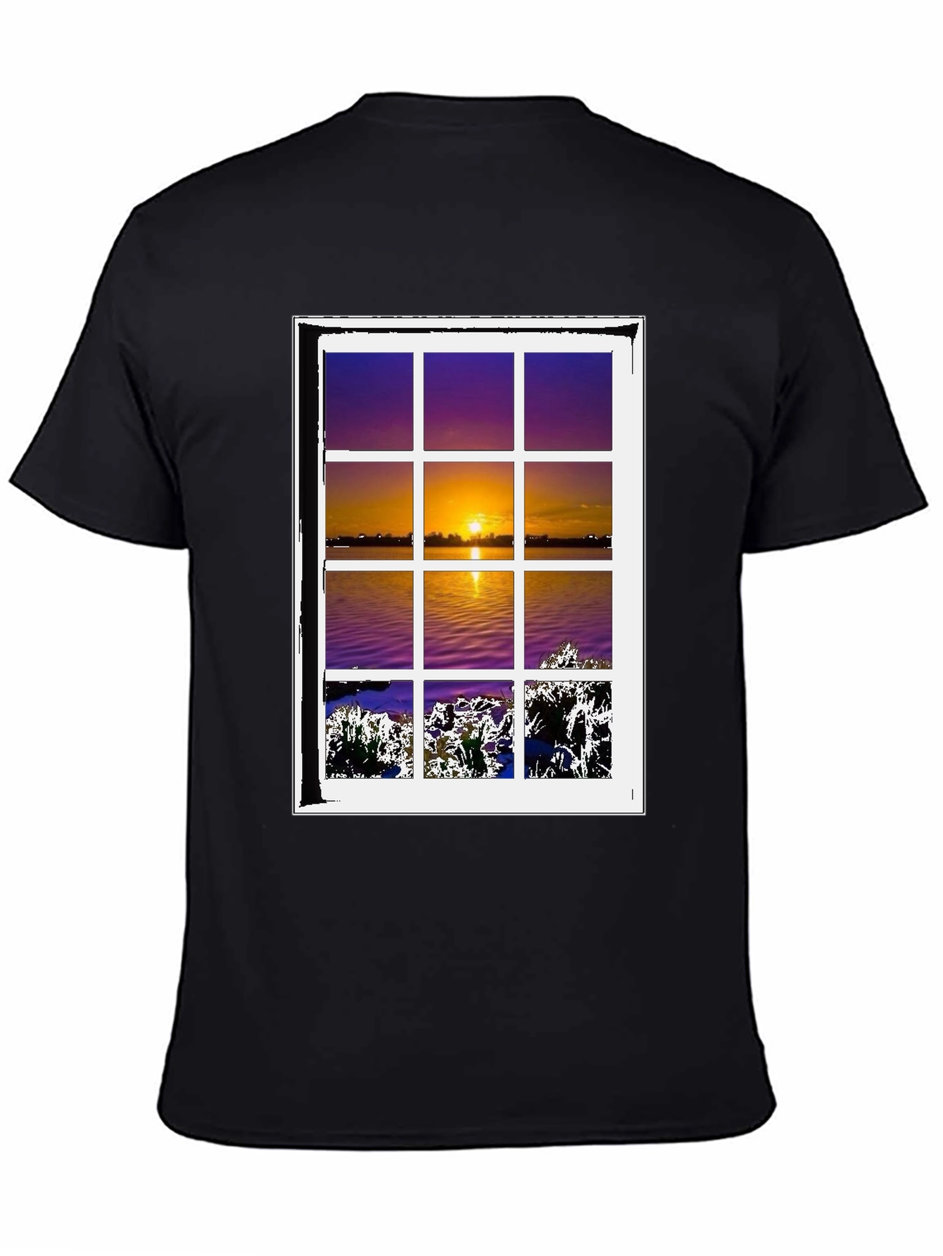 Sunset Window T-Shirt - Nature Lovers Tee