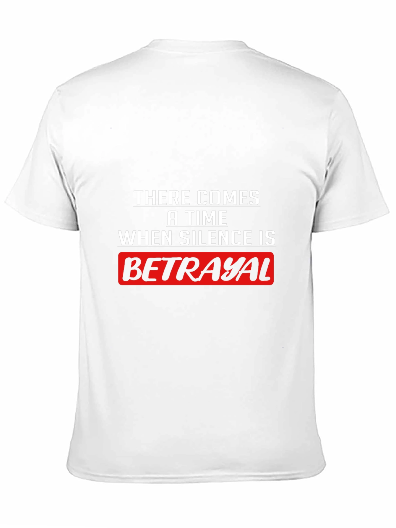Silence is Betrayal Graphic Tee - Black