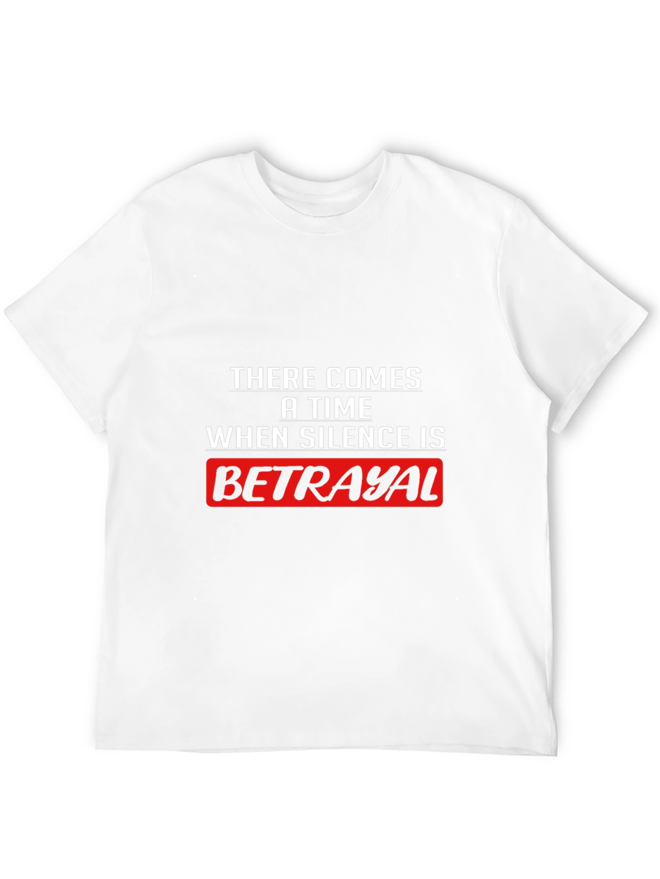 Silence is Betrayal Graphic Tee - Black