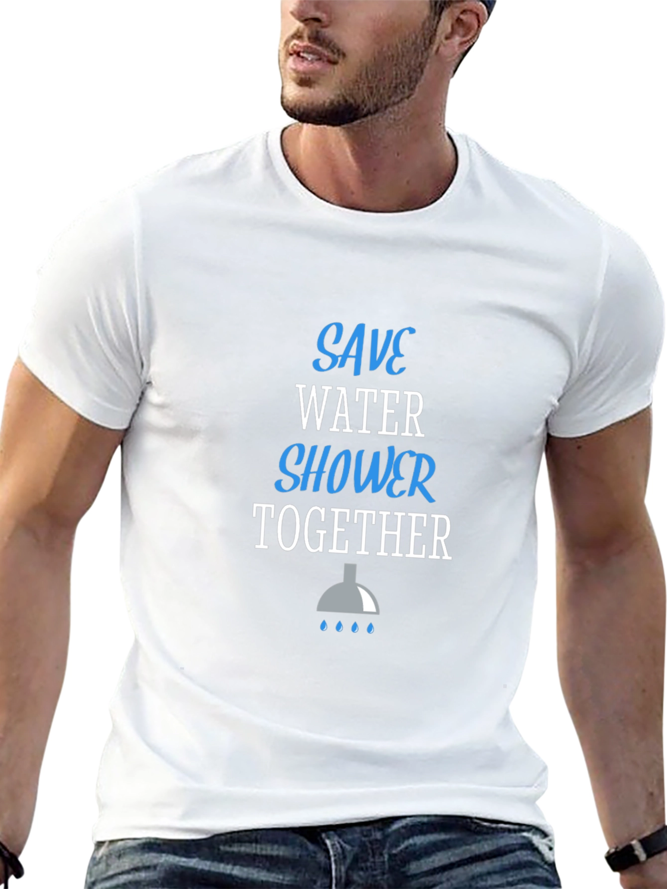 Save Water Shower Together Graphic Tee