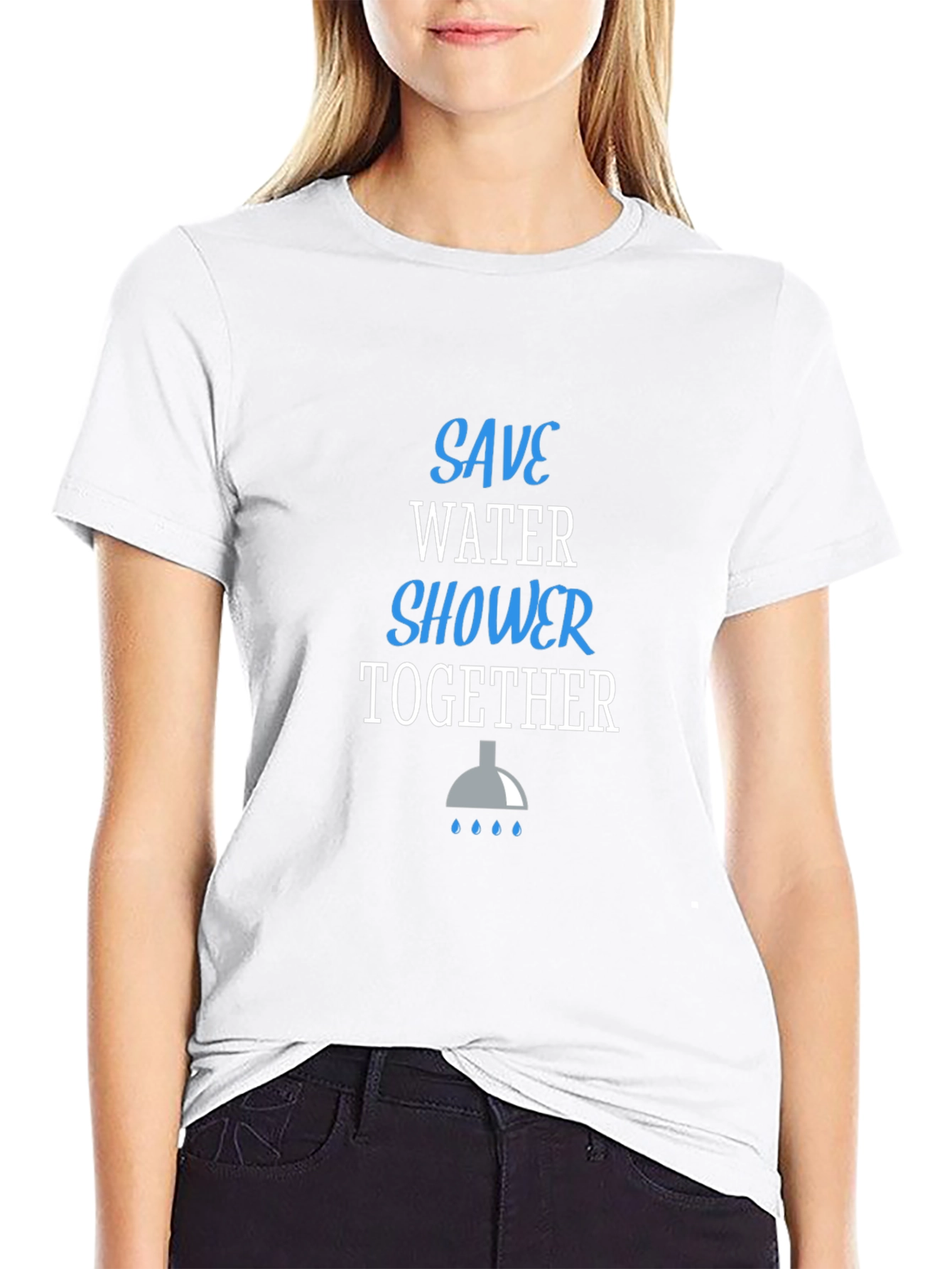 Save Water Shower Together Graphic Tee