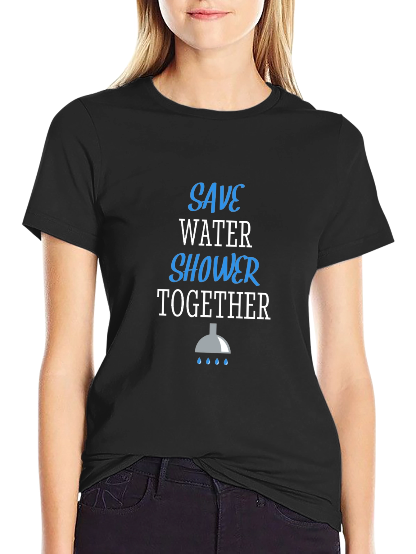 Save Water Shower Together Graphic Tee