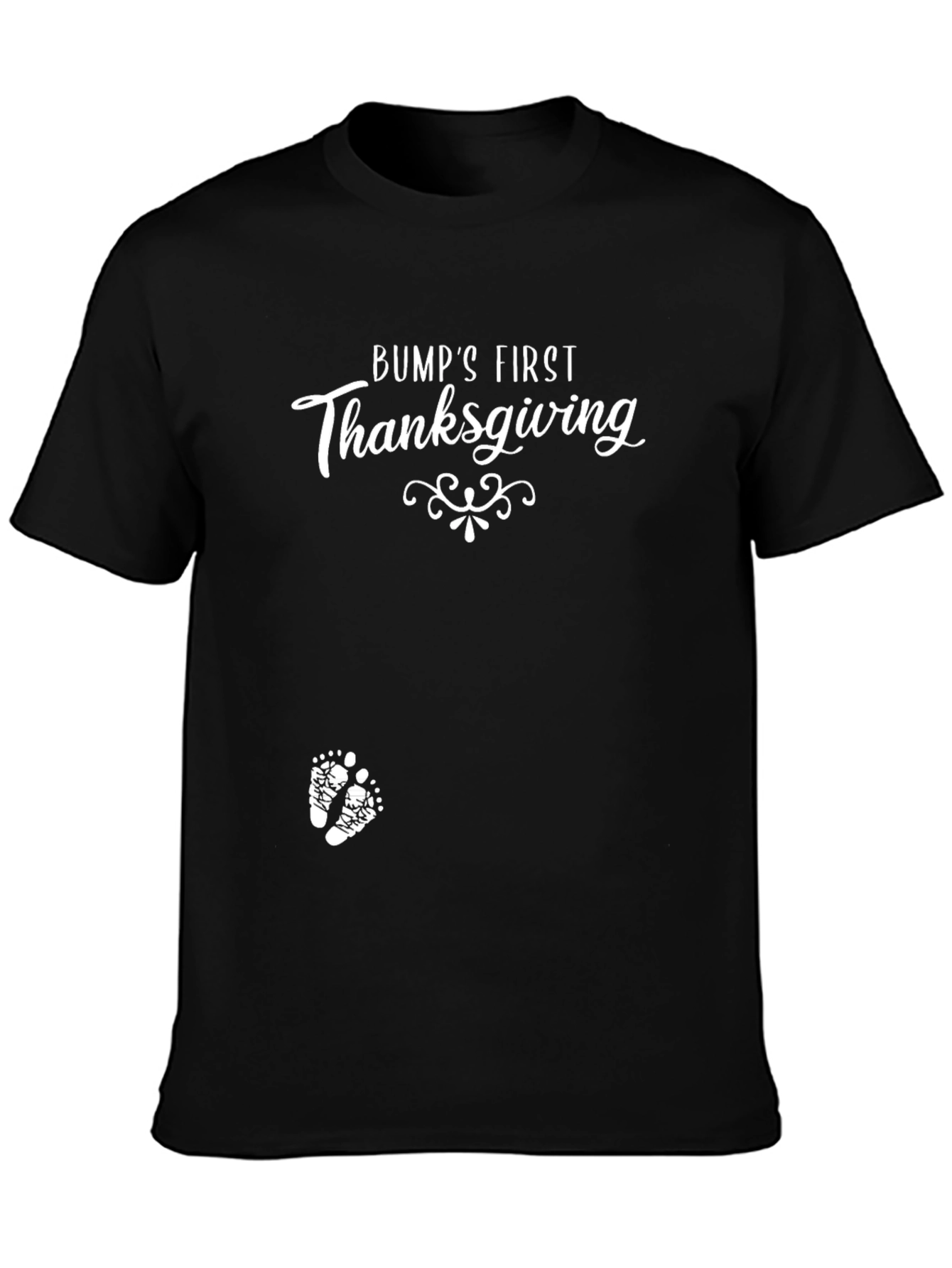 Bumps First Thanksgiving T-Shirt - Holiday Pregnancy Tee