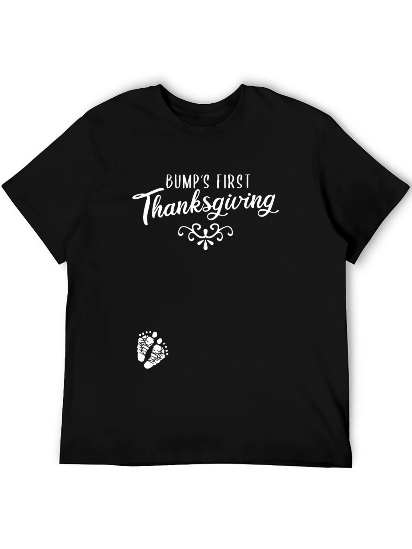 Bumps First Thanksgiving T-Shirt - Holiday Pregnancy Tee