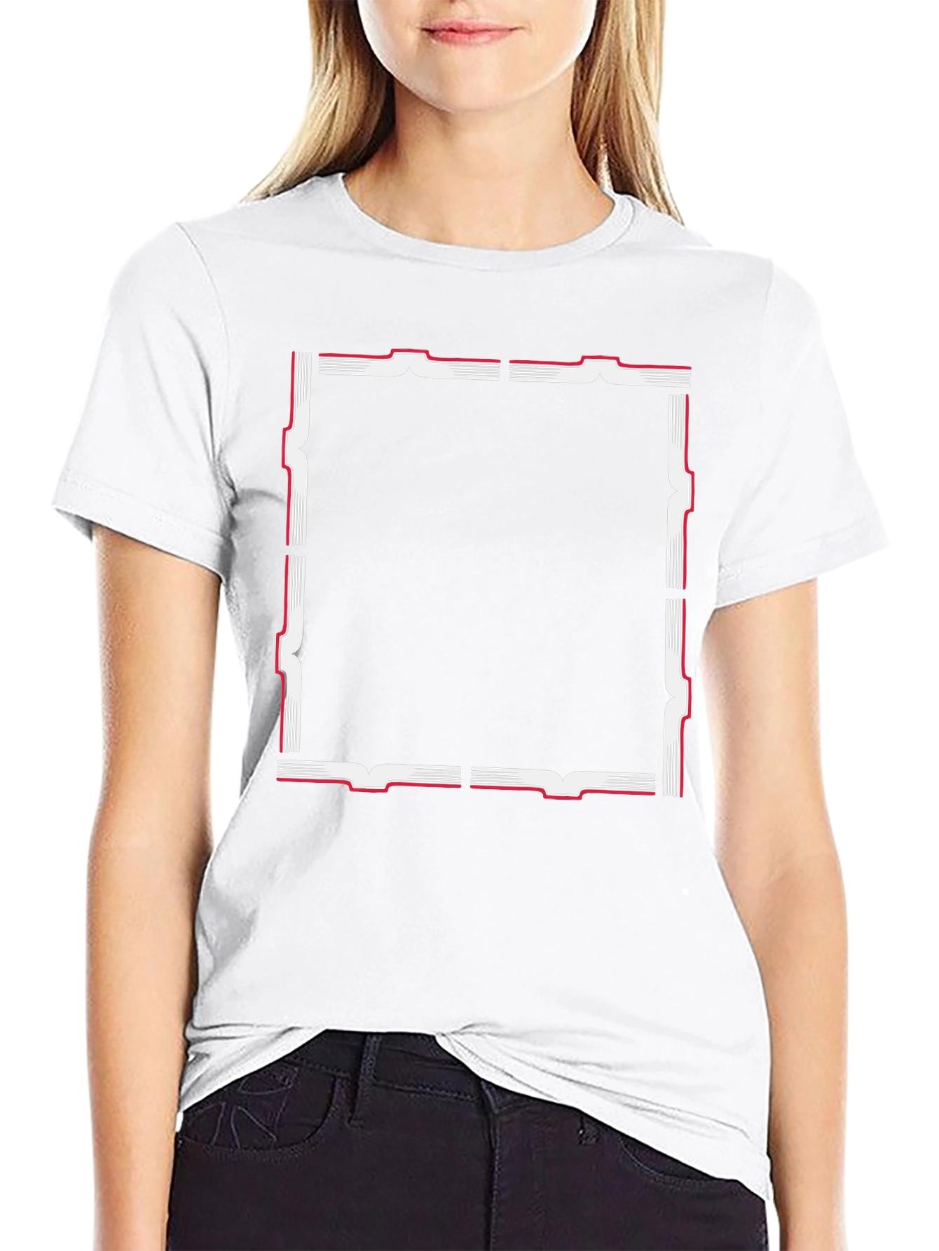 Square Border Graphic Tee