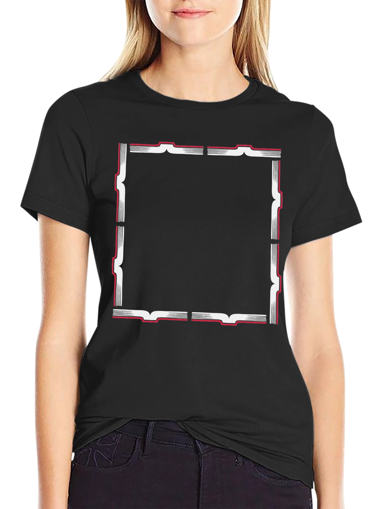 Square Border Graphic Tee