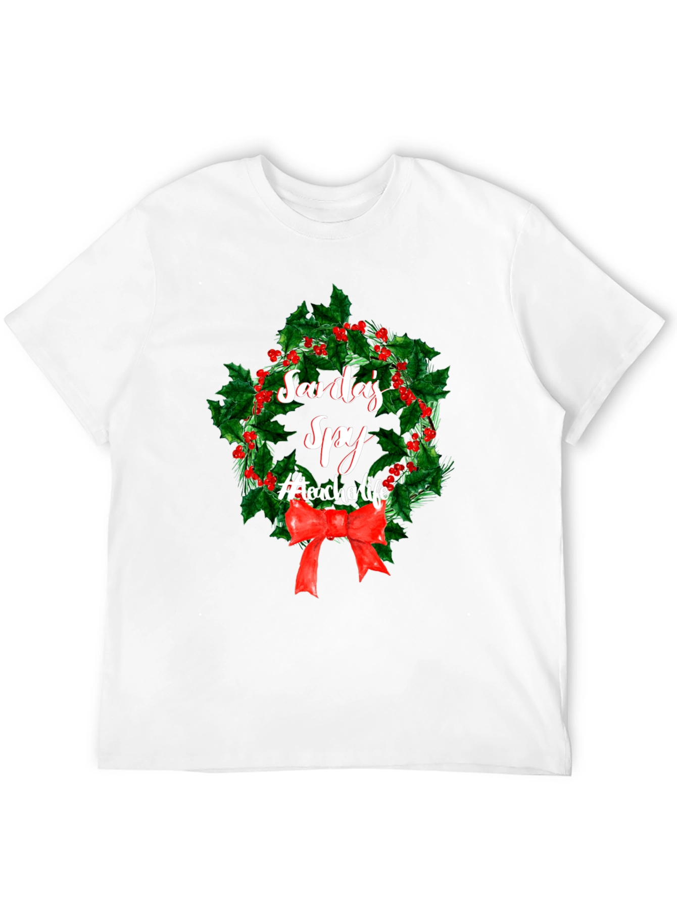 Santas Spy Teacher Life Christmas T-Shirt