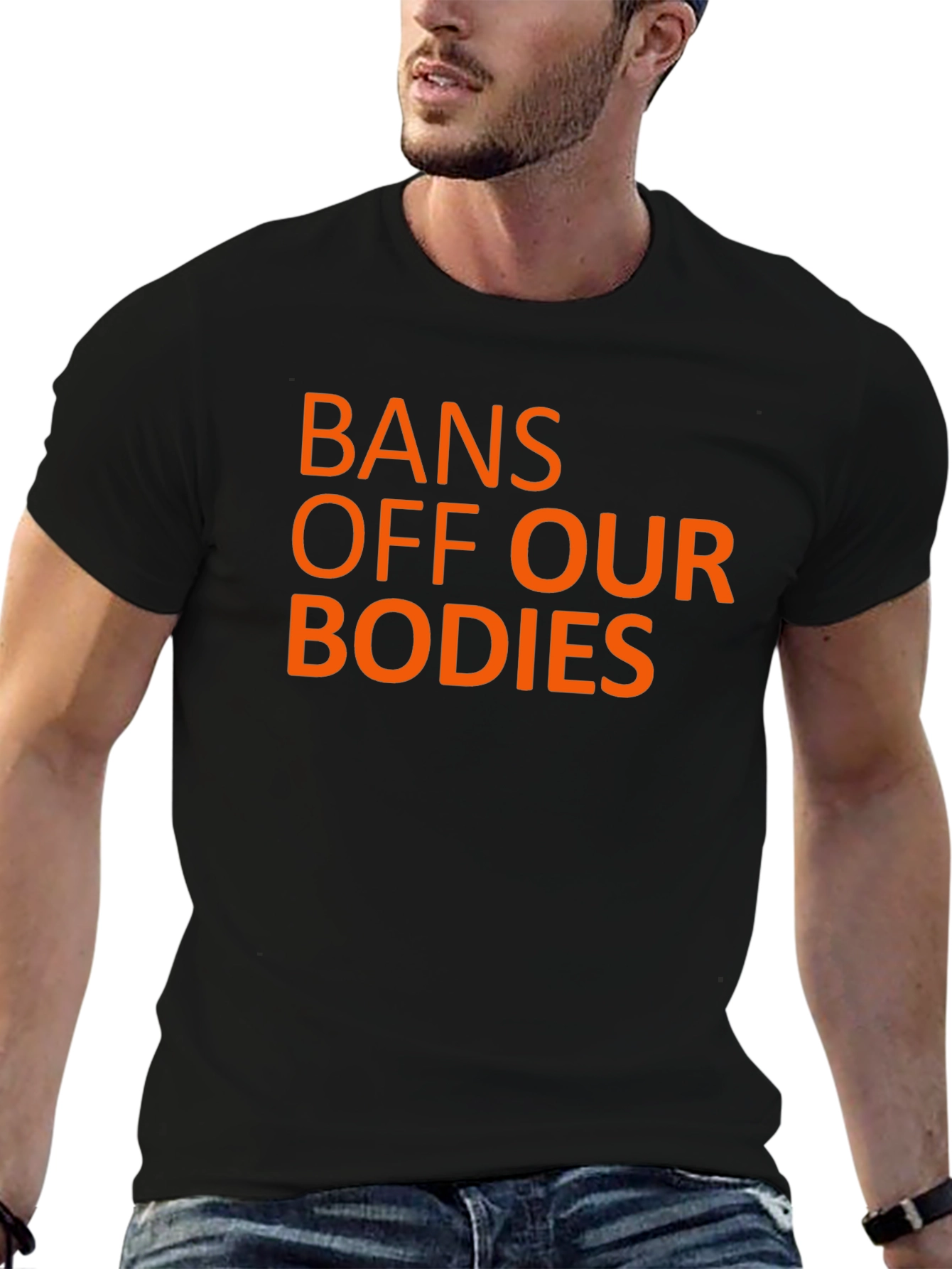 Bans Off Our Bodies Black Graphic Tee