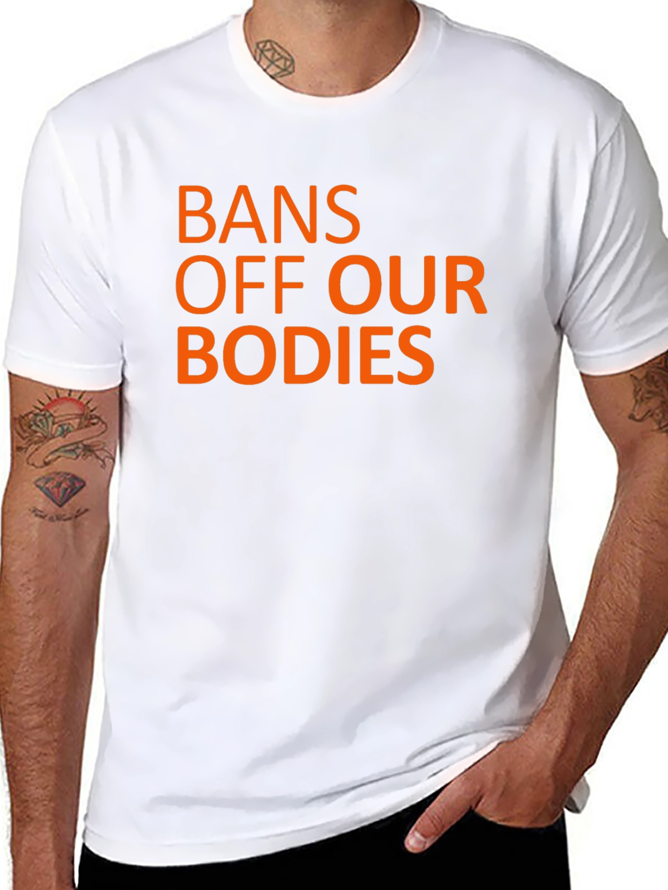 Bans Off Our Bodies Black Graphic Tee