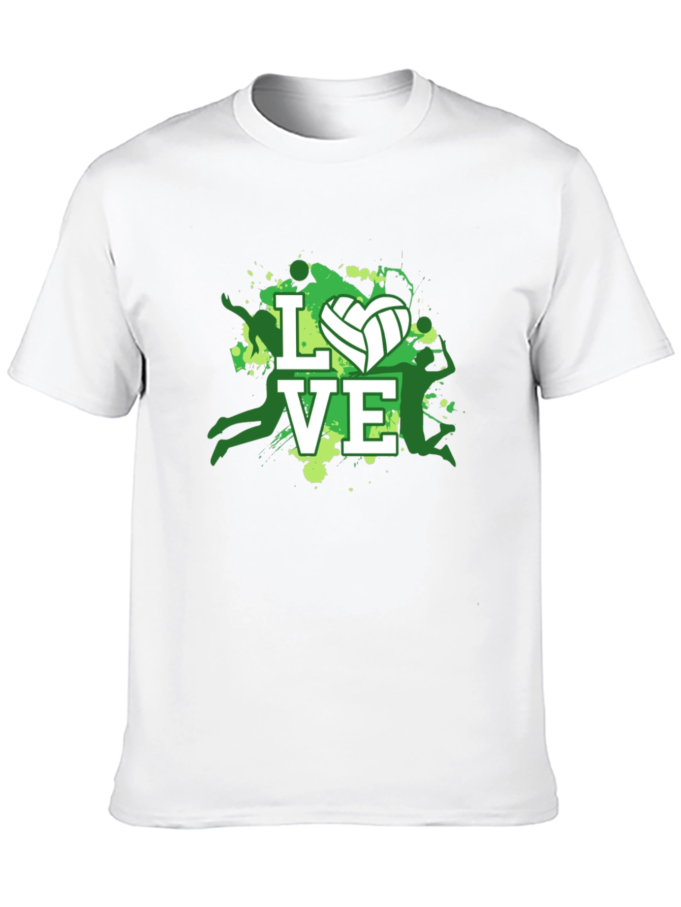 Volleyball Love Graphic Tee - Sporty Casual T-Shirt