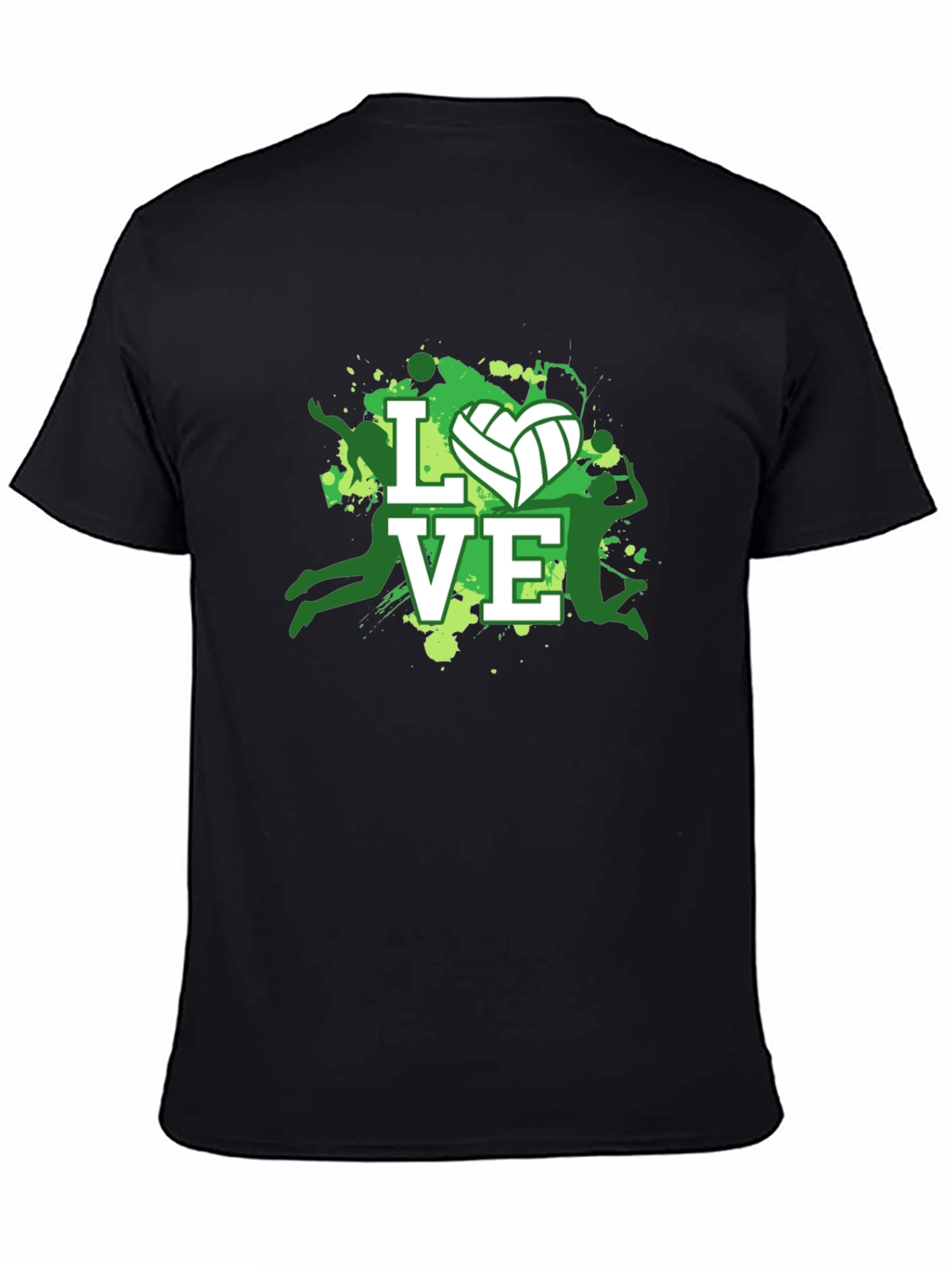 Volleyball Love Graphic Tee - Sporty Casual T-Shirt