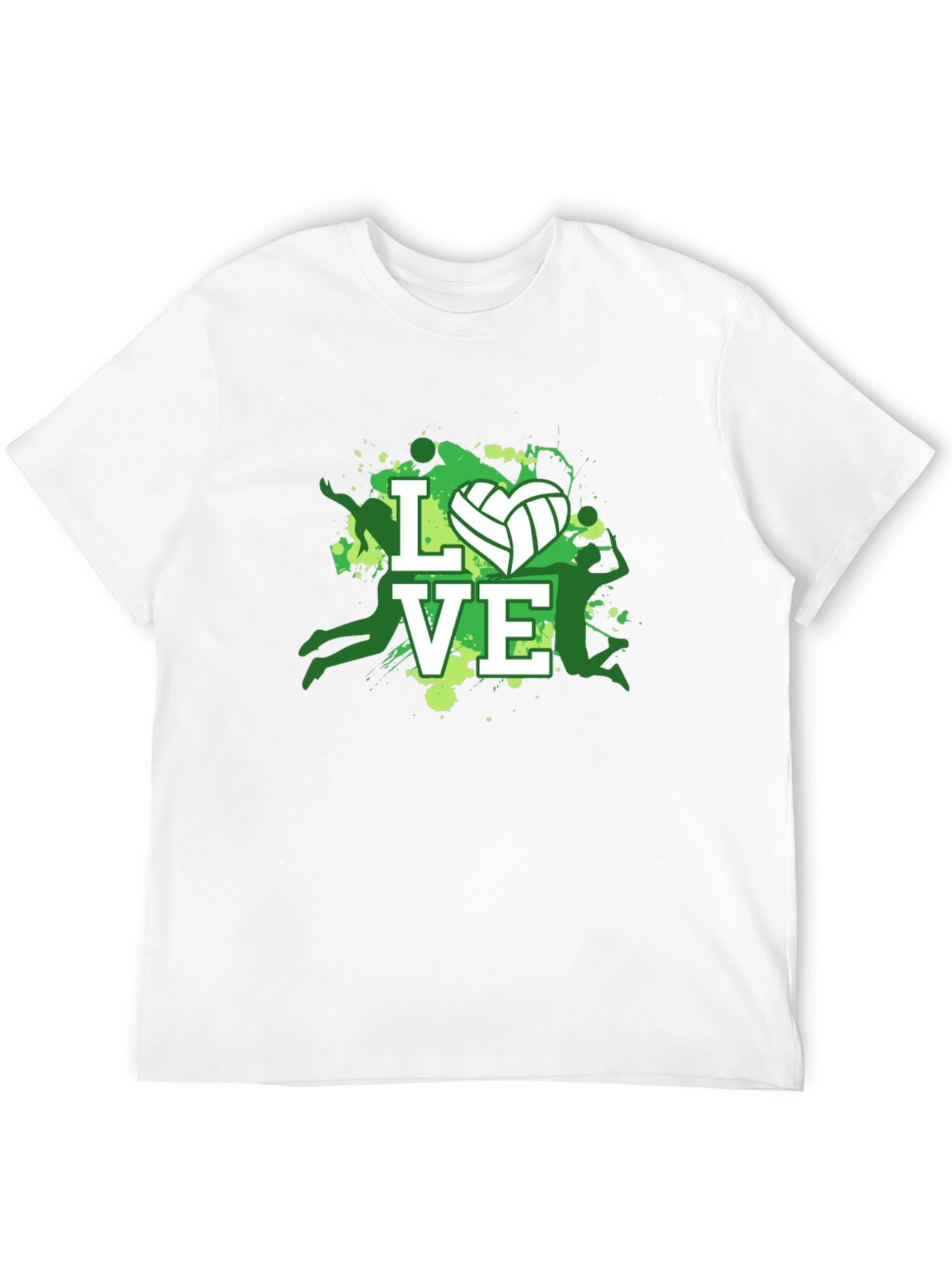 Volleyball Love Graphic Tee - Sporty Casual T-Shirt