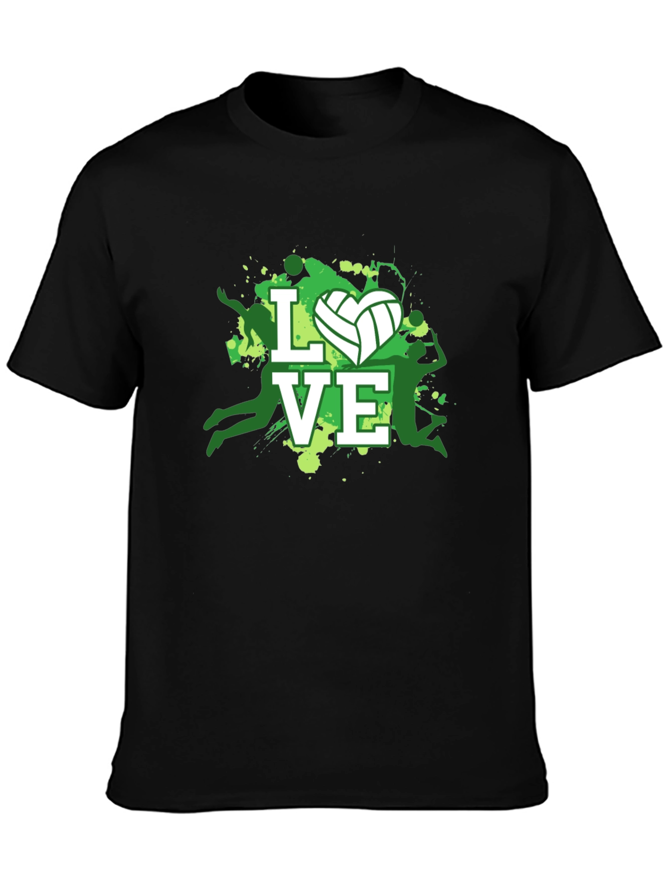 Volleyball Love Graphic Tee - Sporty Casual T-Shirt