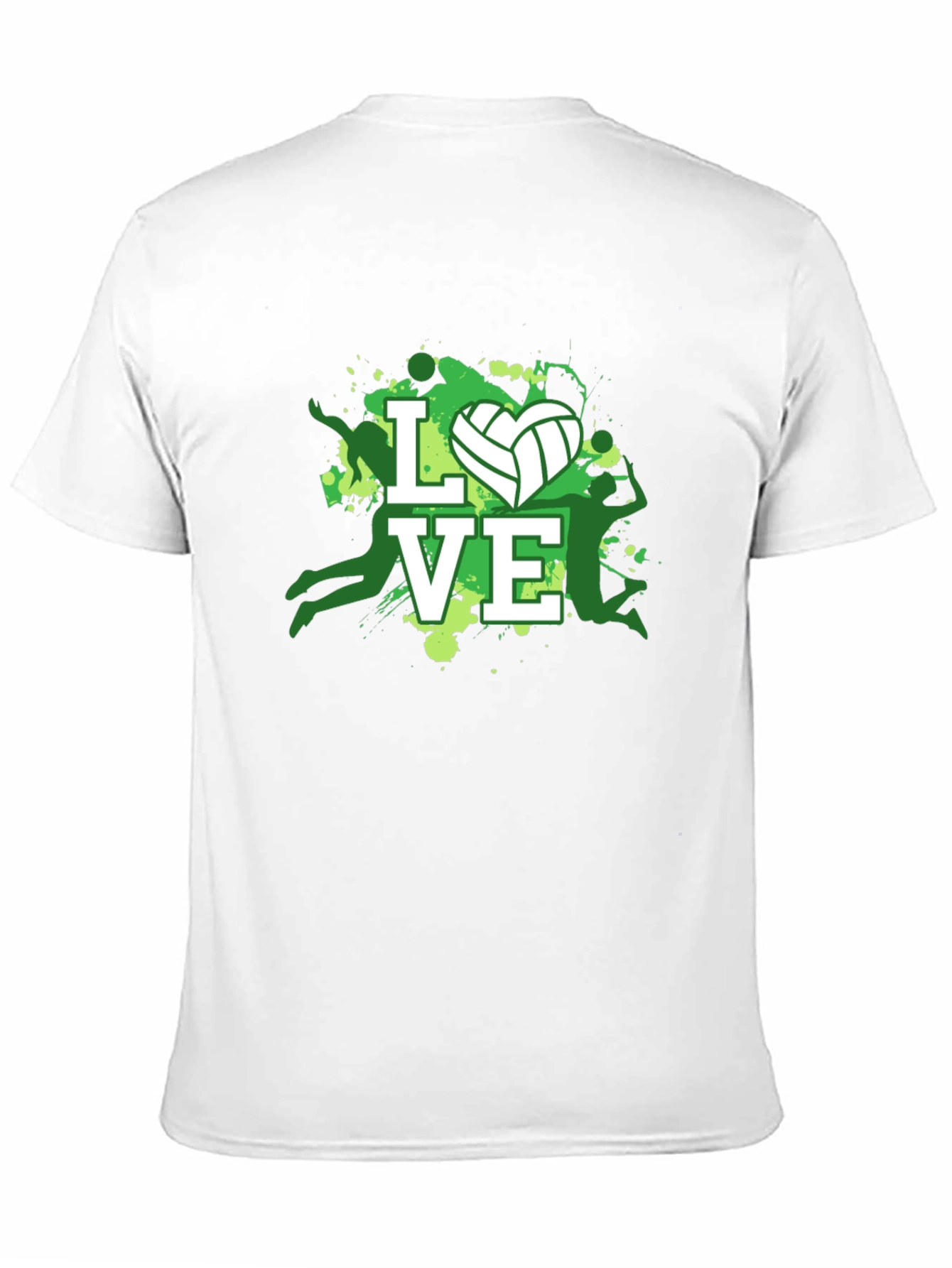 Volleyball Love Graphic Tee - Sporty Casual T-Shirt