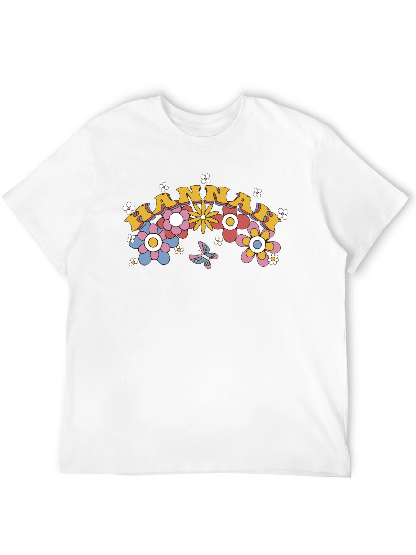 Anna Floral Graphic T-Shirt - Retro Style